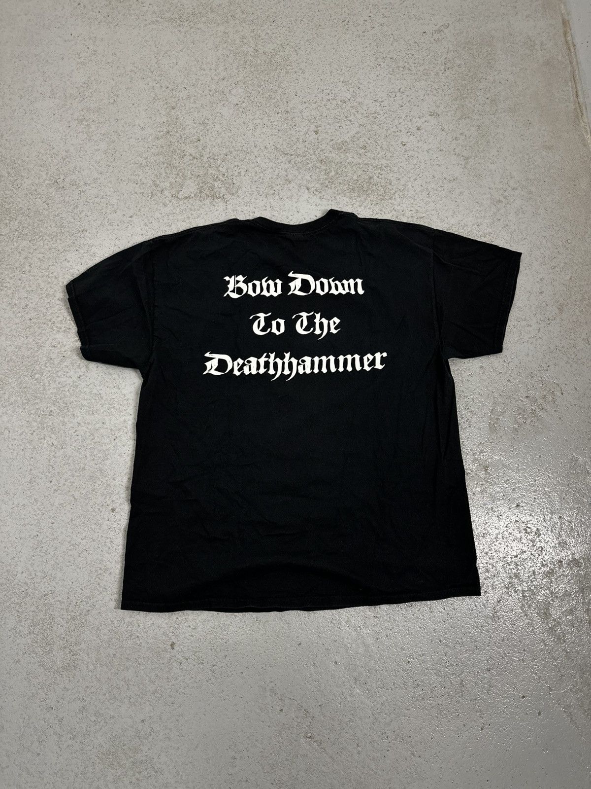 Band Tees Asphyx Deathhammer Rock Band T-Shirt Size US XL / EU 56 / 4 - 2 Thumbnail
