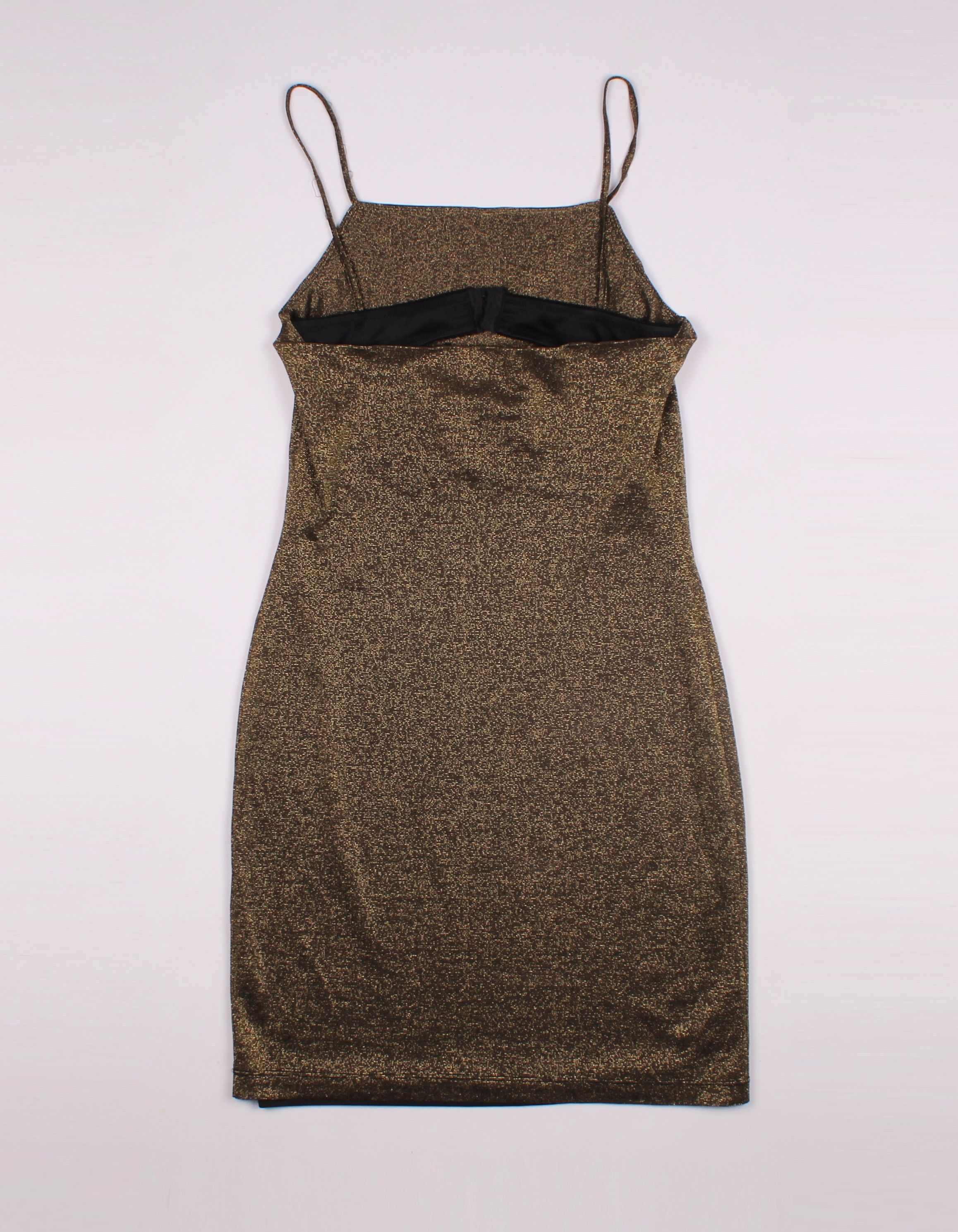 John Richmond × Vintage Vintage John Richmond Gold Sparkle Bodycon Mini Dress Size M / US 6-8 / IT 42-44 - 10 Thumbnail