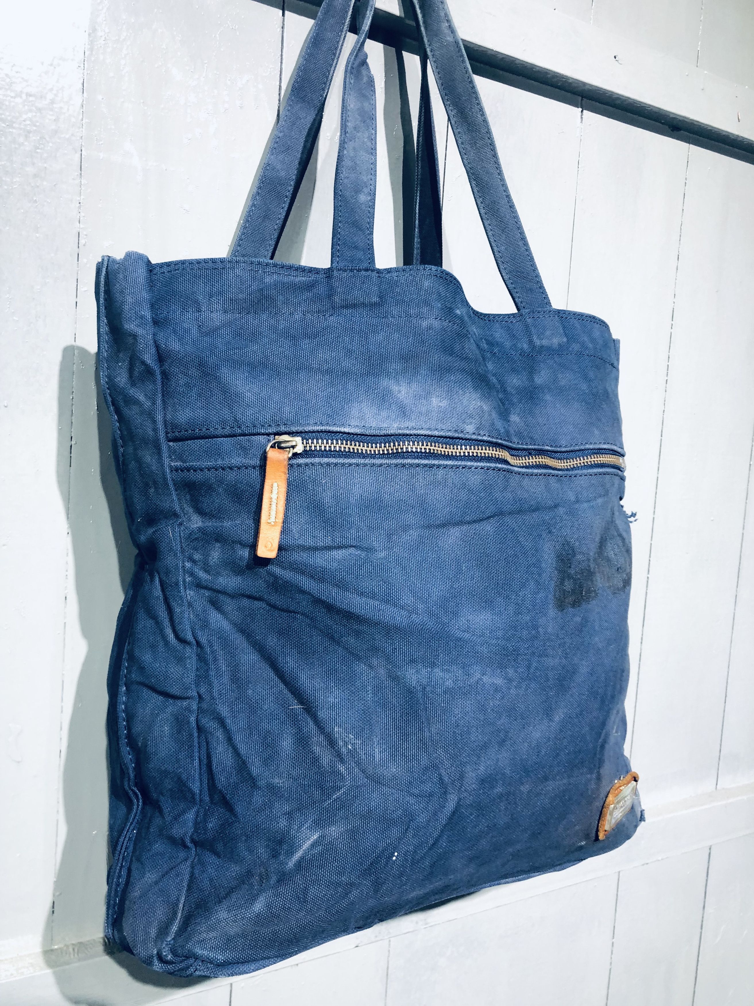 Canvas × Japanese Brand JAPANESE BAGGY PORT STYLE DISTRESSED TOTEBAG Size ONE SIZE - 3 Thumbnail