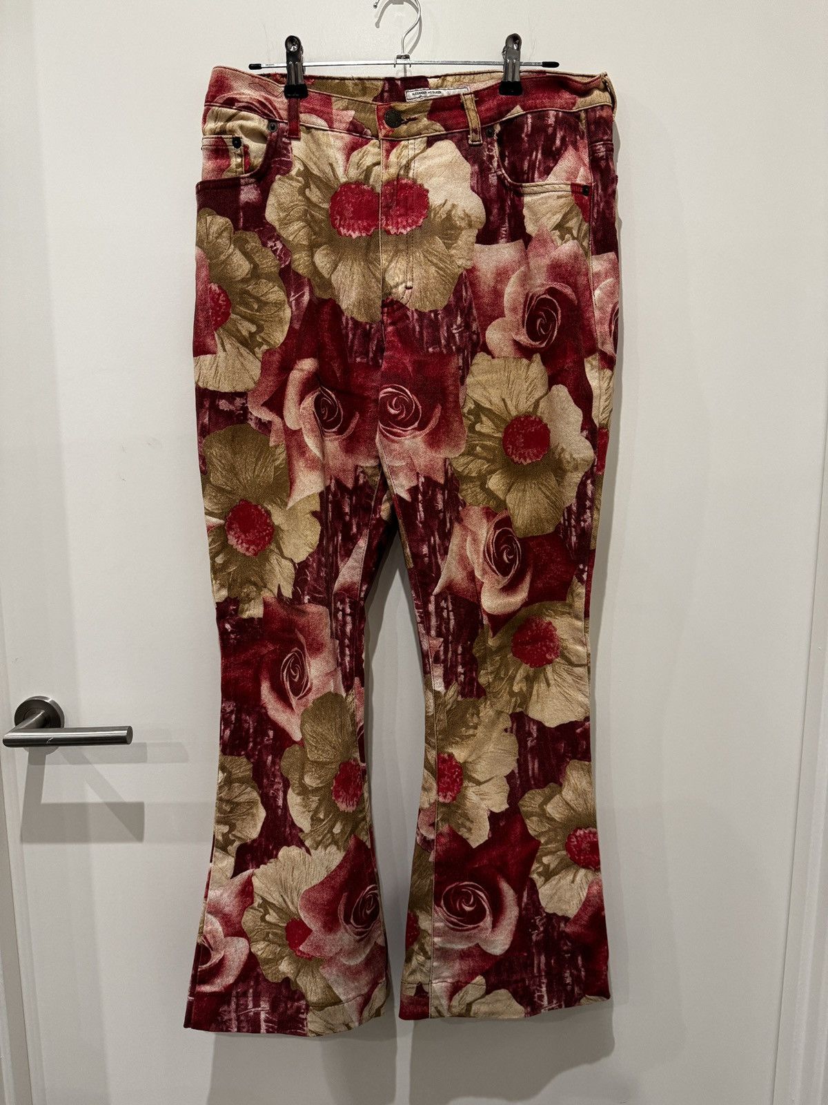 Alexander McQueen flair pants
