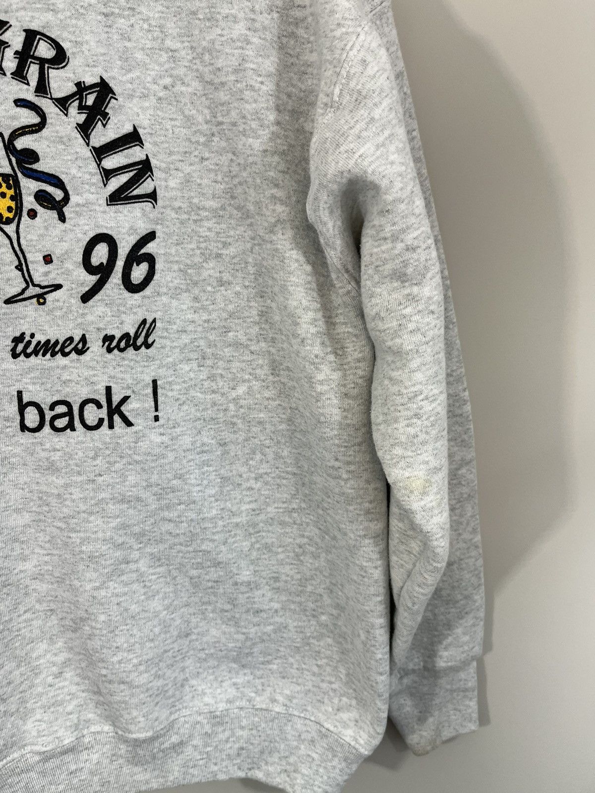 Vintage 1996 Let The Good Times Roll 90s Farm Crewneck Size US L / EU 52-54 / 3 - 9 Thumbnail