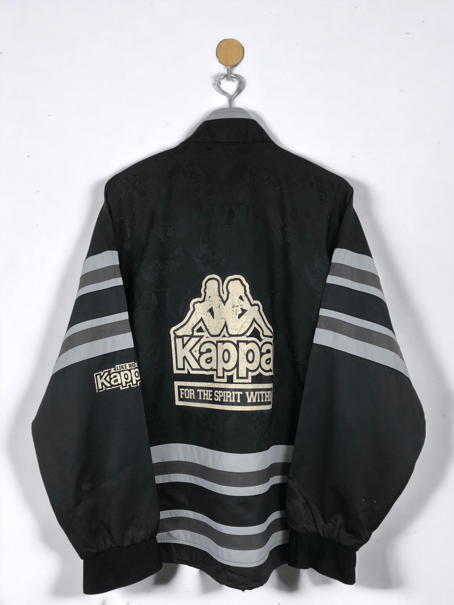 Kappa 90s Vintage Kappa Back Logo Light Jacket JA0021 Size US XXL / EU 58 / 5 - 1 Thumbnail