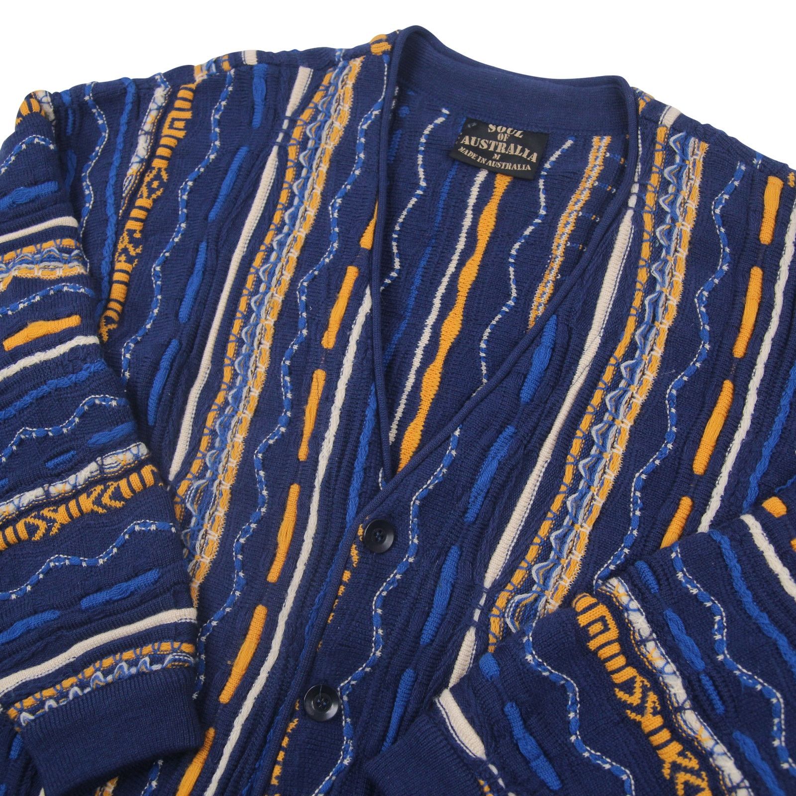 Coogi × Vintage Vintage Coogi Soul of Australia Crazy Cardigan Sweater Size US M / EU 48-50 / 2 - 2 Thumbnail