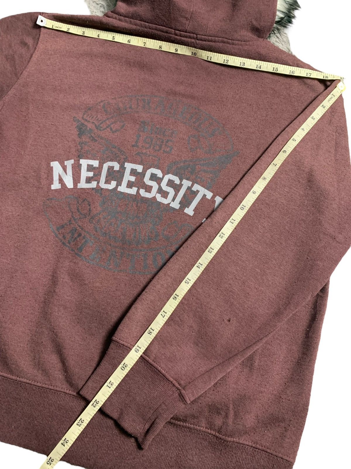 Japanese Brand STAFFA POEM 53 FUR ZIP HOODIE IFSIX LGB HYSTERIC STYLE Size US L / EU 52-54 / 3 - 6 Thumbnail