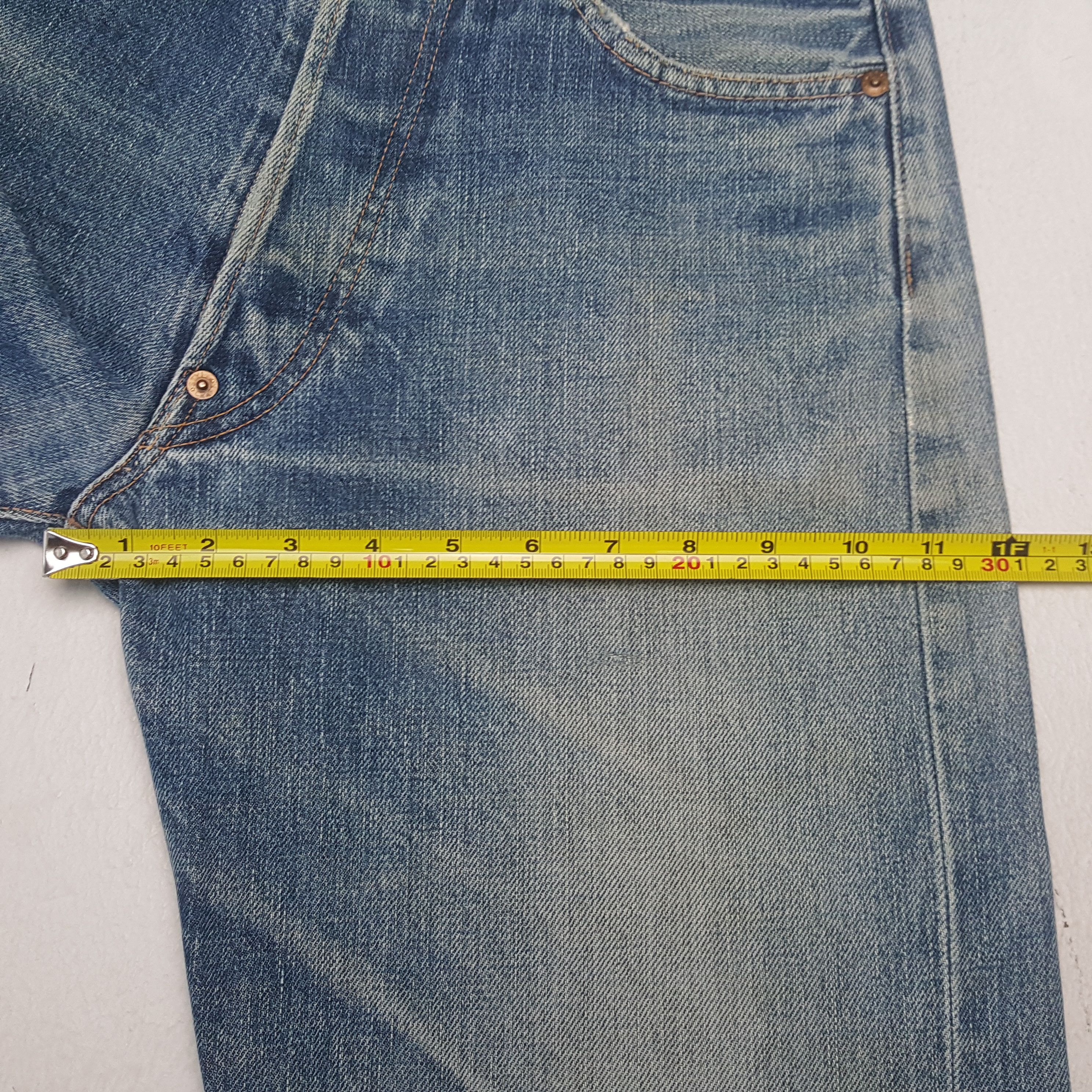 Evisu Evis Japanese Brand Streetwear Custom Daicock Jeans C297N6 Size US 27 - 9 Thumbnail