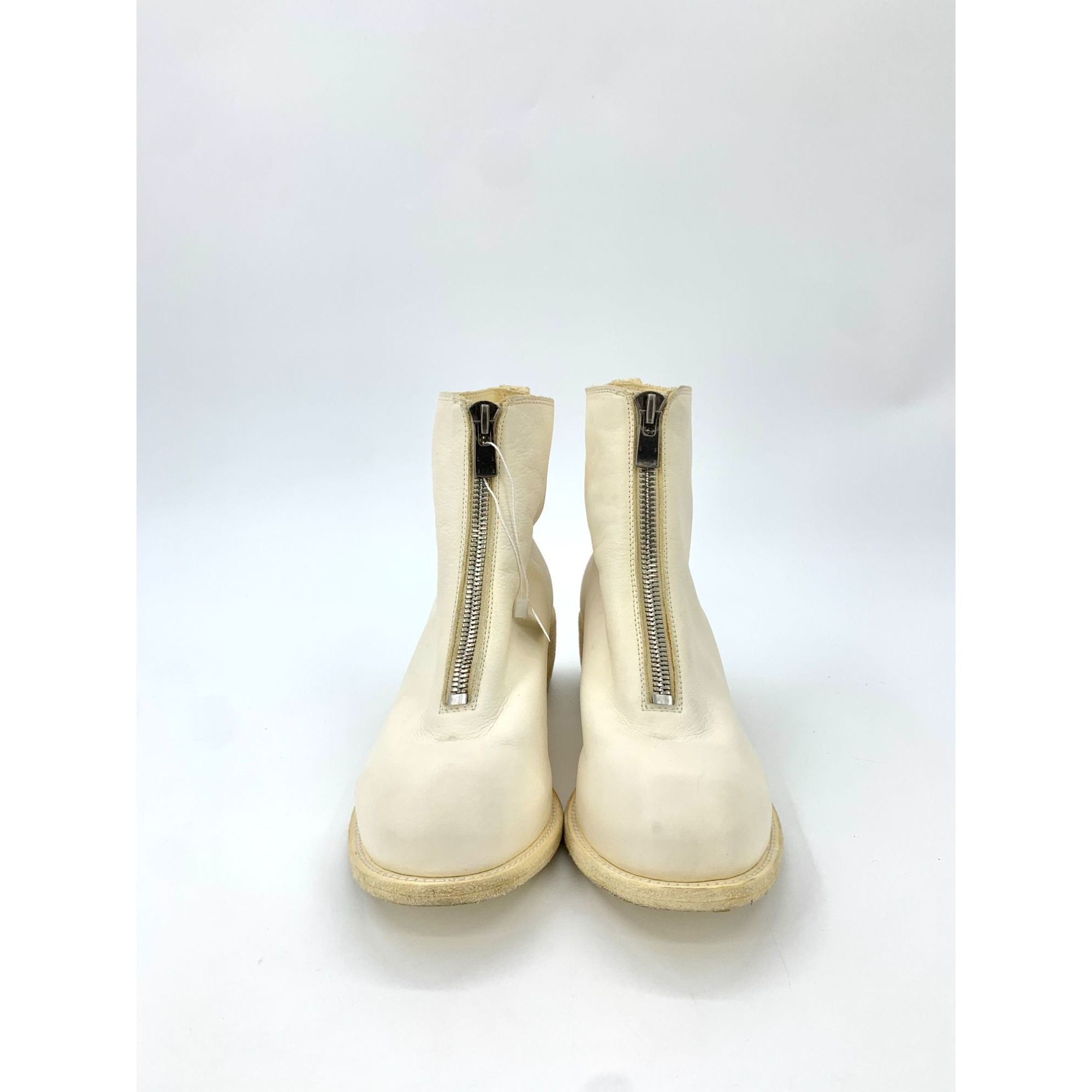 Guidi Guidi C-Class H9777 Apricot Zippered Leather Martin Boots Si Size US 9 / IT 39 - 8 Thumbnail