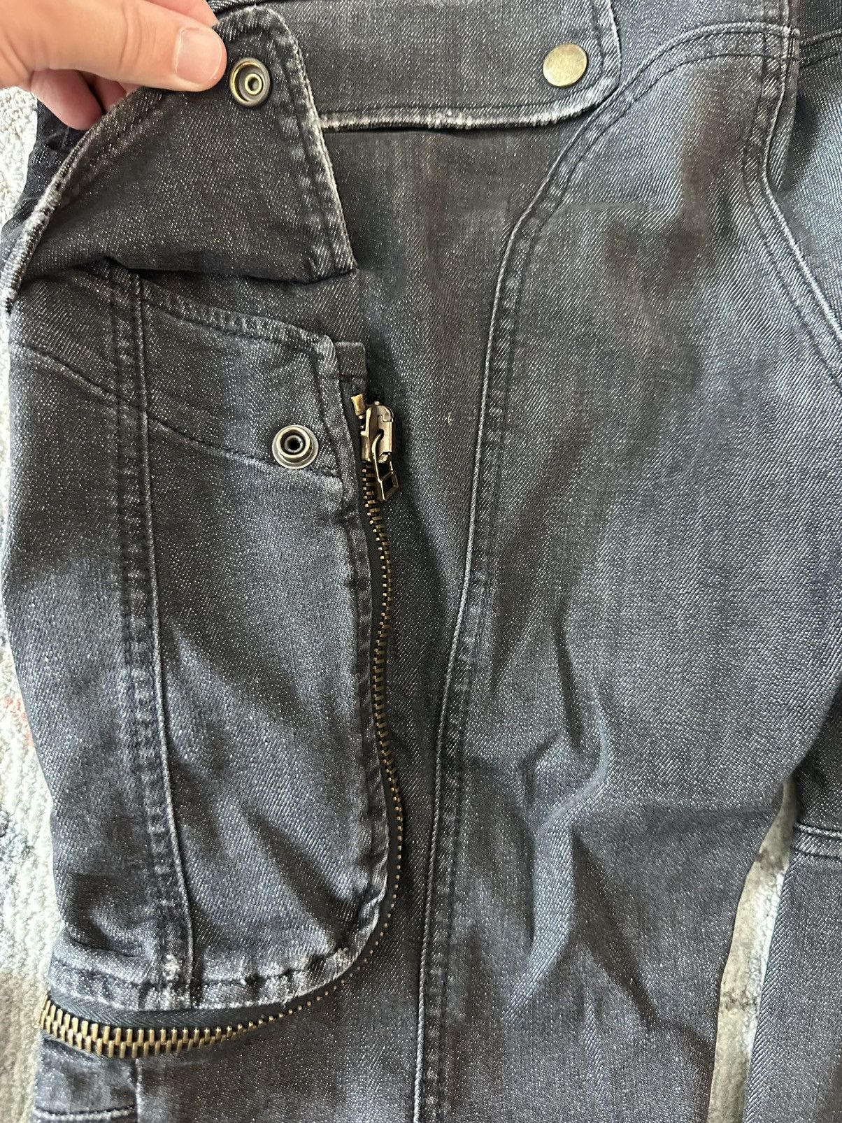 Faith Connexion BLACK OVERSIZED POCKET CARGO DENIM JEANS Size US 32 / EU 48 - 14 Thumbnail