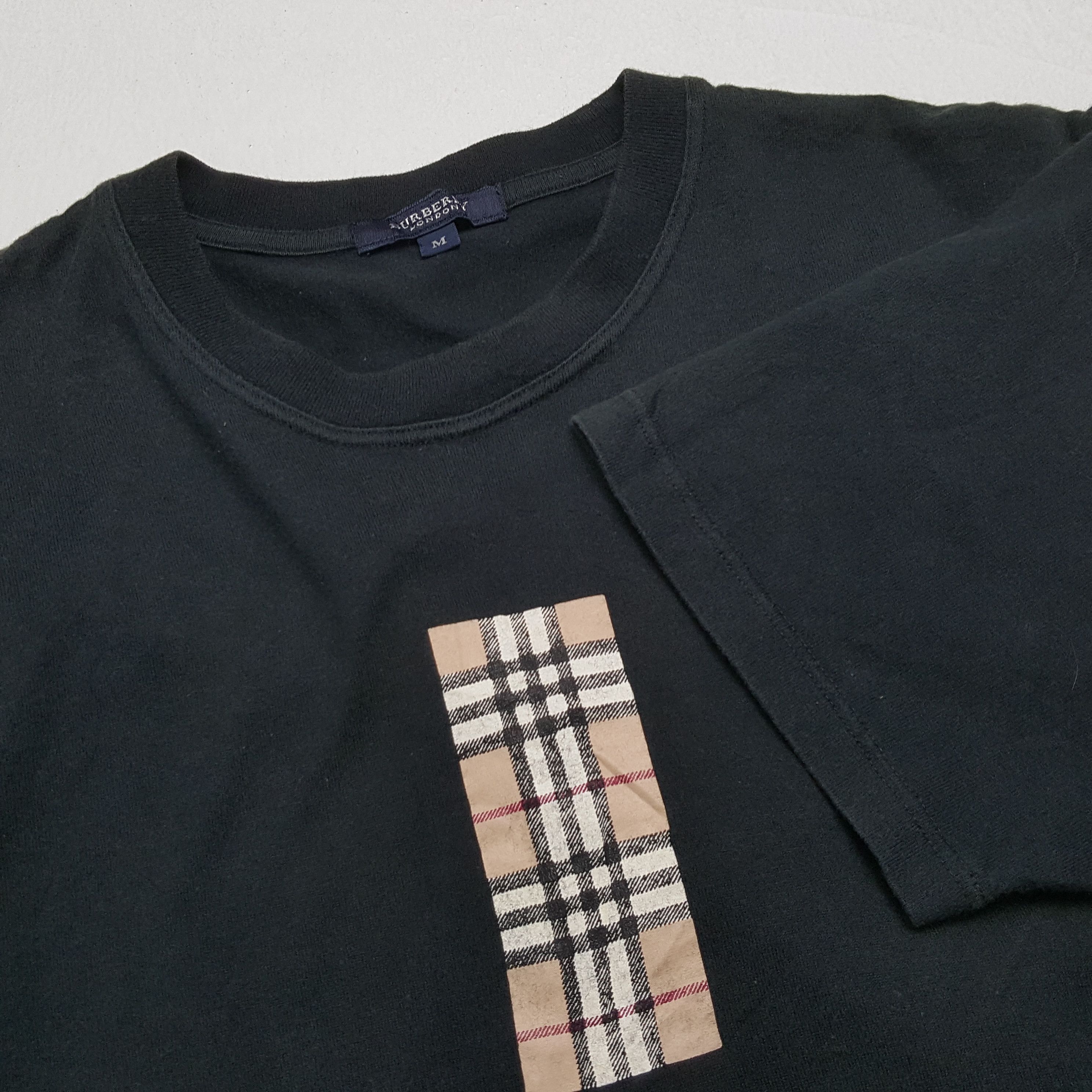 Burberry × Vintage BURBERRY LONDON Tshirt Luxury Brand Fashion Style Size US M / EU 48-50 / 2 - 7 Thumbnail