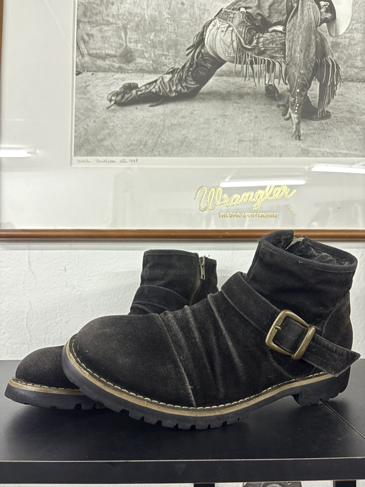 Dirk Bikkembergs Suede Slouch Engineered Zipper Boots Size US 8.5 / EU 41-42 - 11 Thumbnail