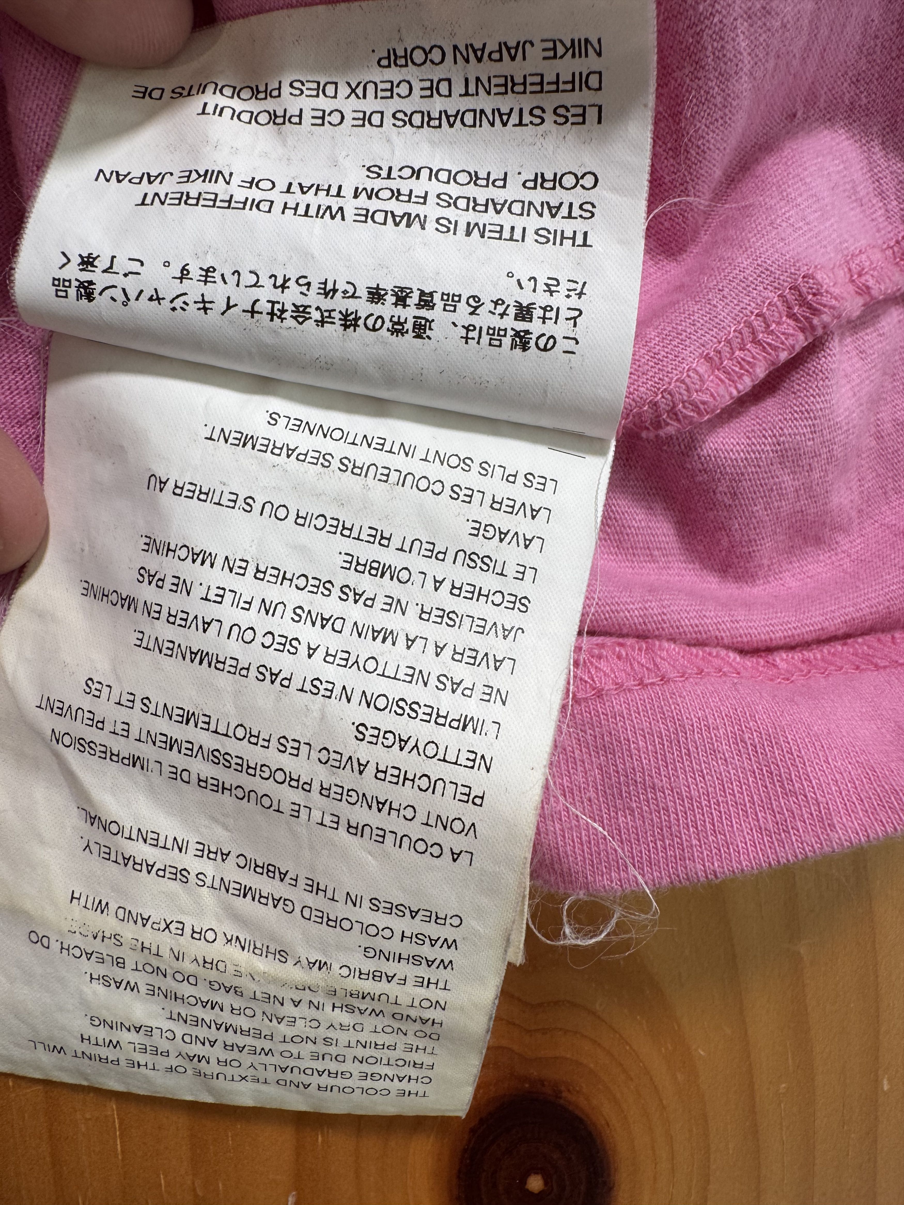 Comme des Garcons × Nike RARE AD 04 JUNYA WATANABE CDG NIKE HIKE T SHIRT PINK Size US S / EU 44-46 / 1 - 5 Thumbnail