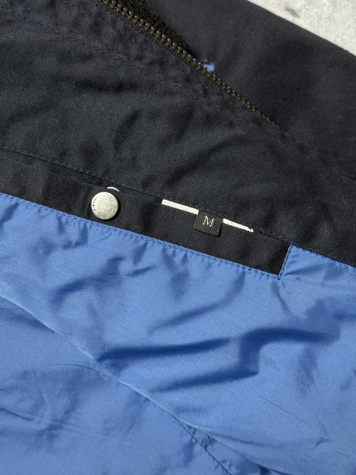 Diesel Rare Vintage Diesel Cotton Jacket Logo Black y2k 90s Size US M / EU 48-50 / 2 - 10 Thumbnail