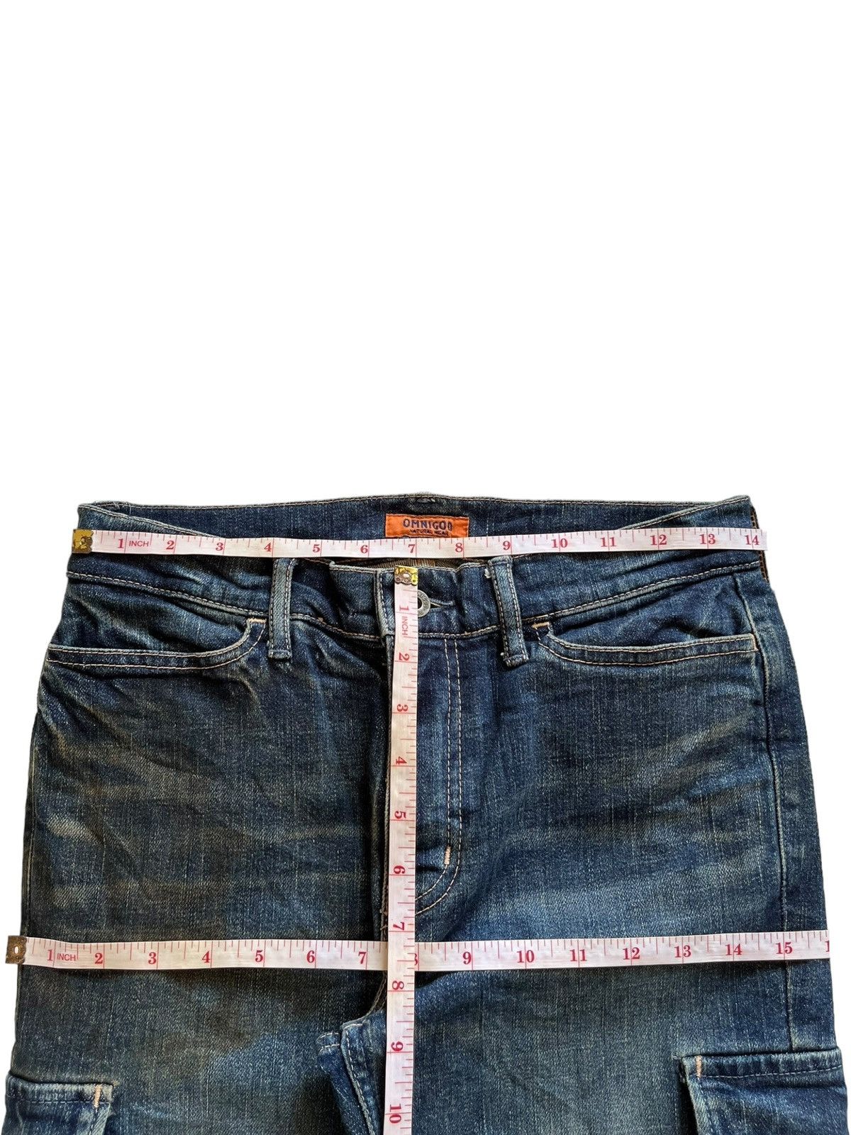 Japanese Brand × OMNIGOD × Tornado Mart Vintage Japanese Omnigod Cargo Style Mud Wash Bootcut Jeans Size US 28 / EU 44 - 12 Thumbnail