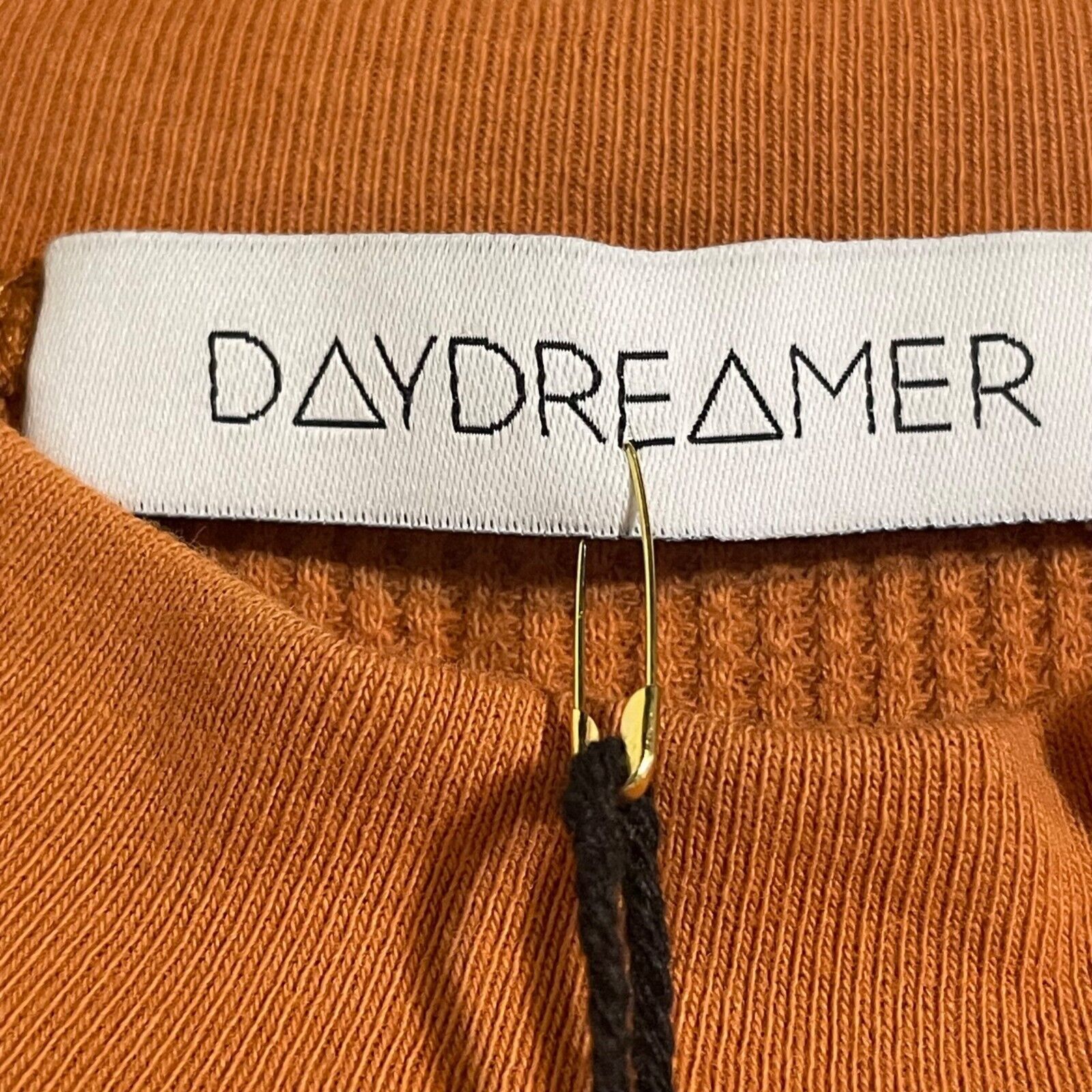 Daydreamer Daydreamer Thermal Crop Womens Large NWT Mock Orange Size L / US 10 / IT 46 - 9 Thumbnail