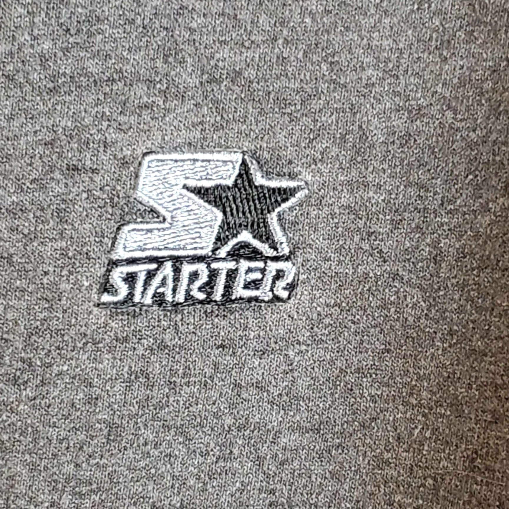 Starter VINTAGE Starter Sweatshirt Long-Sleeve Grey Crewneck Fleece Pullover Men XL Logo Embroidered 90s City Western Basketball Gym & Training Size US XL / EU 56 / 4 - 3 Thumbnail