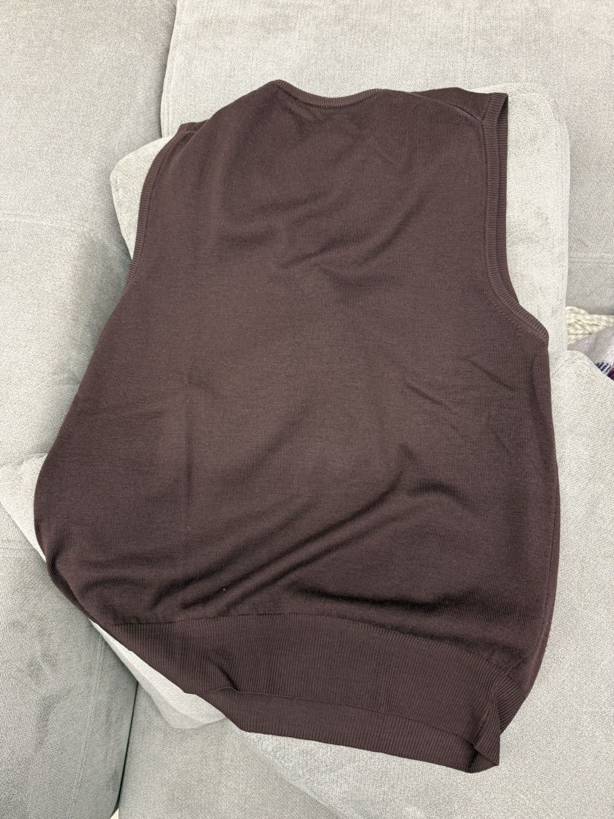 Yves Saint Laurent Vintage Yves Saint Laurent YSL Brown Vest Size US M / EU 48-50 / 2 - 6 Thumbnail