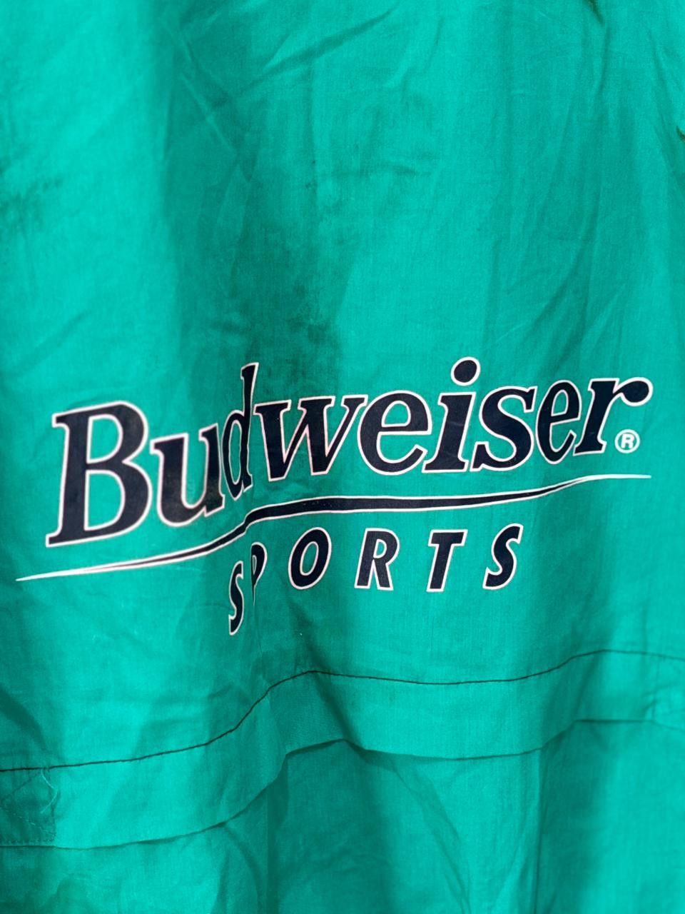 Vintage 90s rare budweiser racing sports racing jacket racing Size US XL / EU 56 / 4 - 8 Thumbnail
