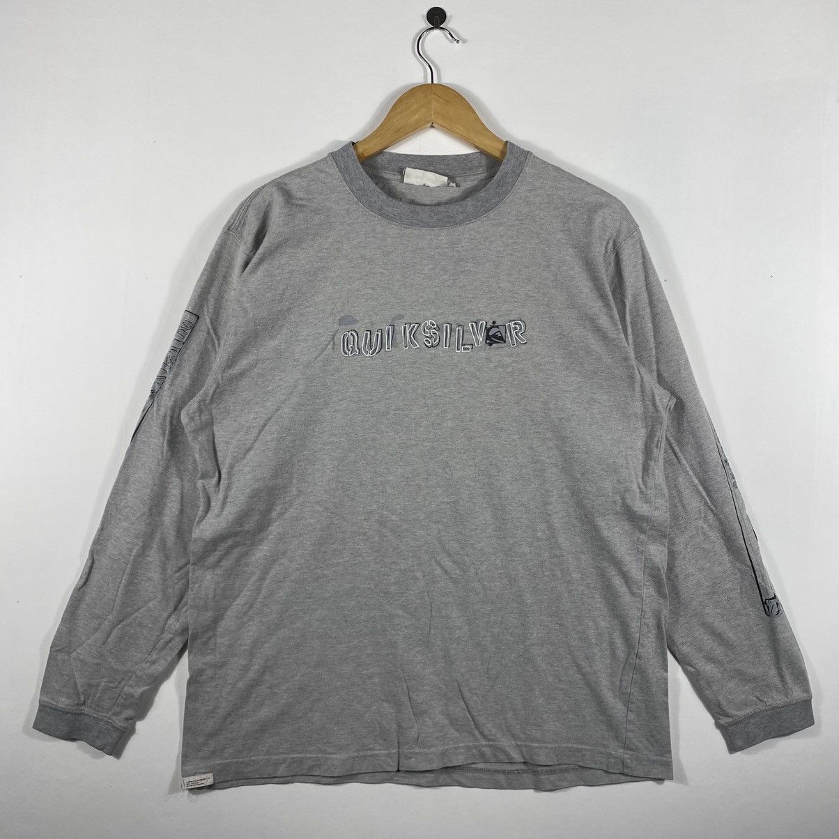 Quiksilver Vintage 00's QUIKSILVER BOARDRIDING Longsleeve Surf TeeShirt Size US M / EU 48-50 / 2 - 3 Thumbnail