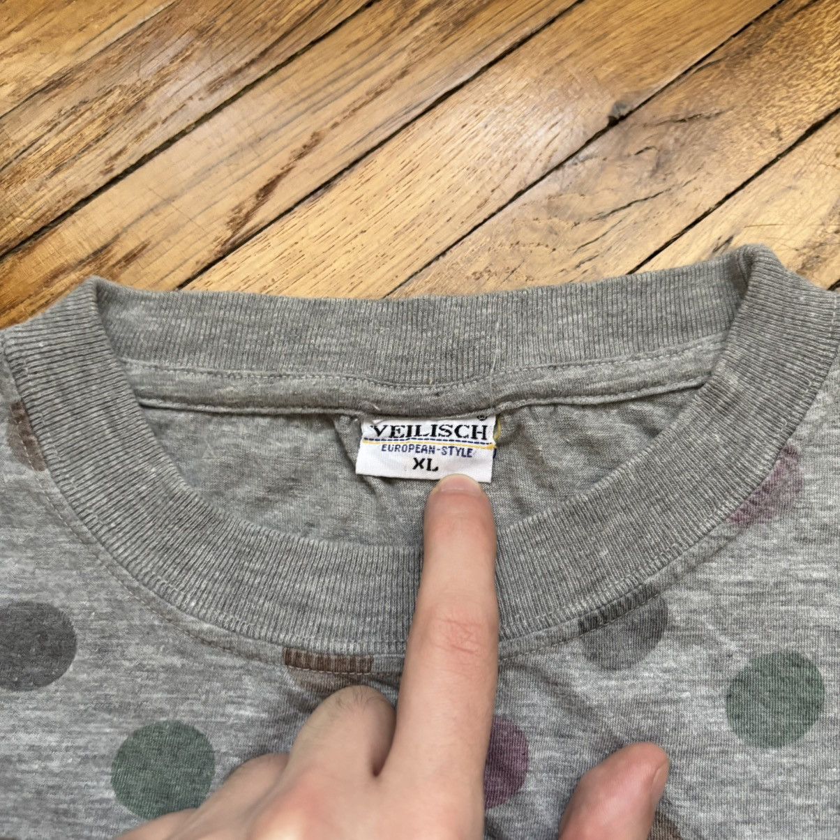 Hysteric Glamour × Vintage Vintage Rare 60’s Polka Dot T-Shirt Size US XL / EU 56 / 4 - 4 Thumbnail