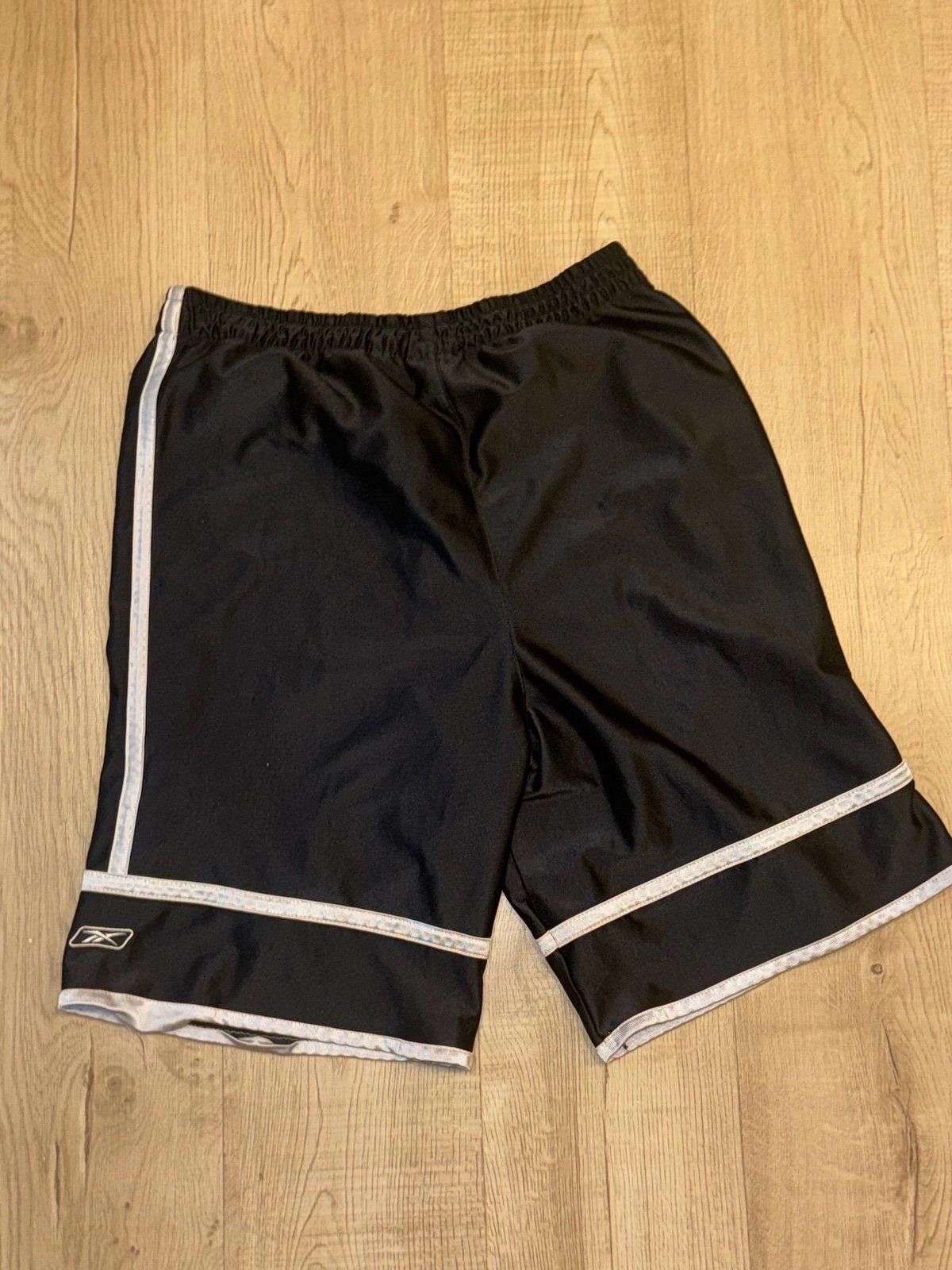 Reebok Reebok Shiny Shimmer Black Dazzle Hoop Shorts Mens LG 90s Size US 34 / EU 50 - 3 Thumbnail