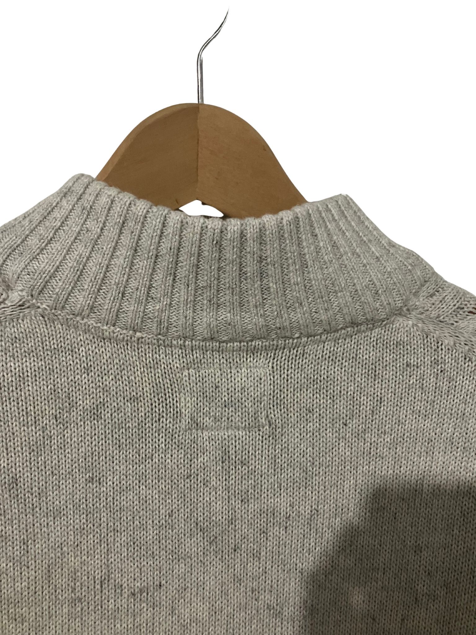 St. Johns Bay St. John’s Bay Men’s Cable Knit Henley Sweater Gray XL Size US XL / EU 56 / 4 - 3 Thumbnail
