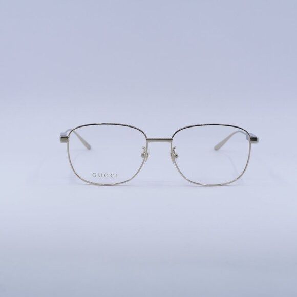 Gucci 🕶️ New Gucci GG1312O 002 Gold Eyeglasses 57mm Size ONE SIZE - 4 Thumbnail