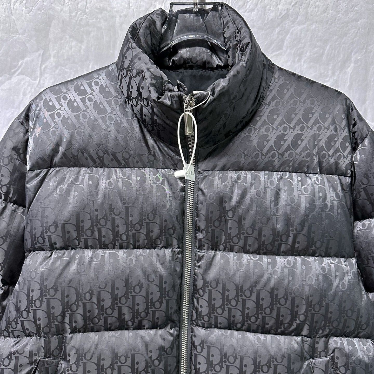 Dior Dior Stand Collar All-Over Logo Down Jacket Size US M / EU 48-50 / 2 - 2 Thumbnail