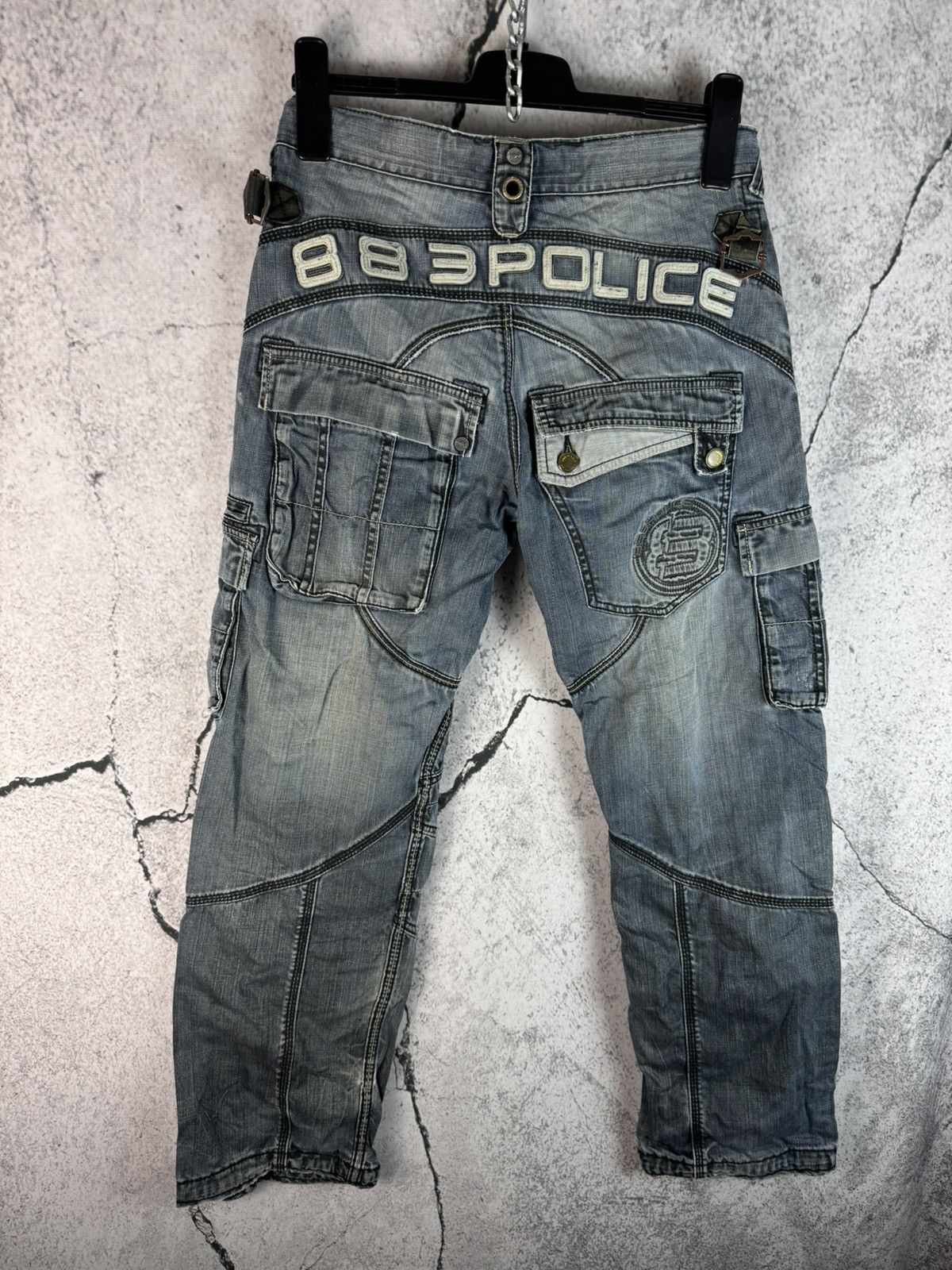 Japanese Brand Multipocket 883 Police Denim Pant AvantGarde Japanese Size US 30 / EU 46 - 1 Thumbnail