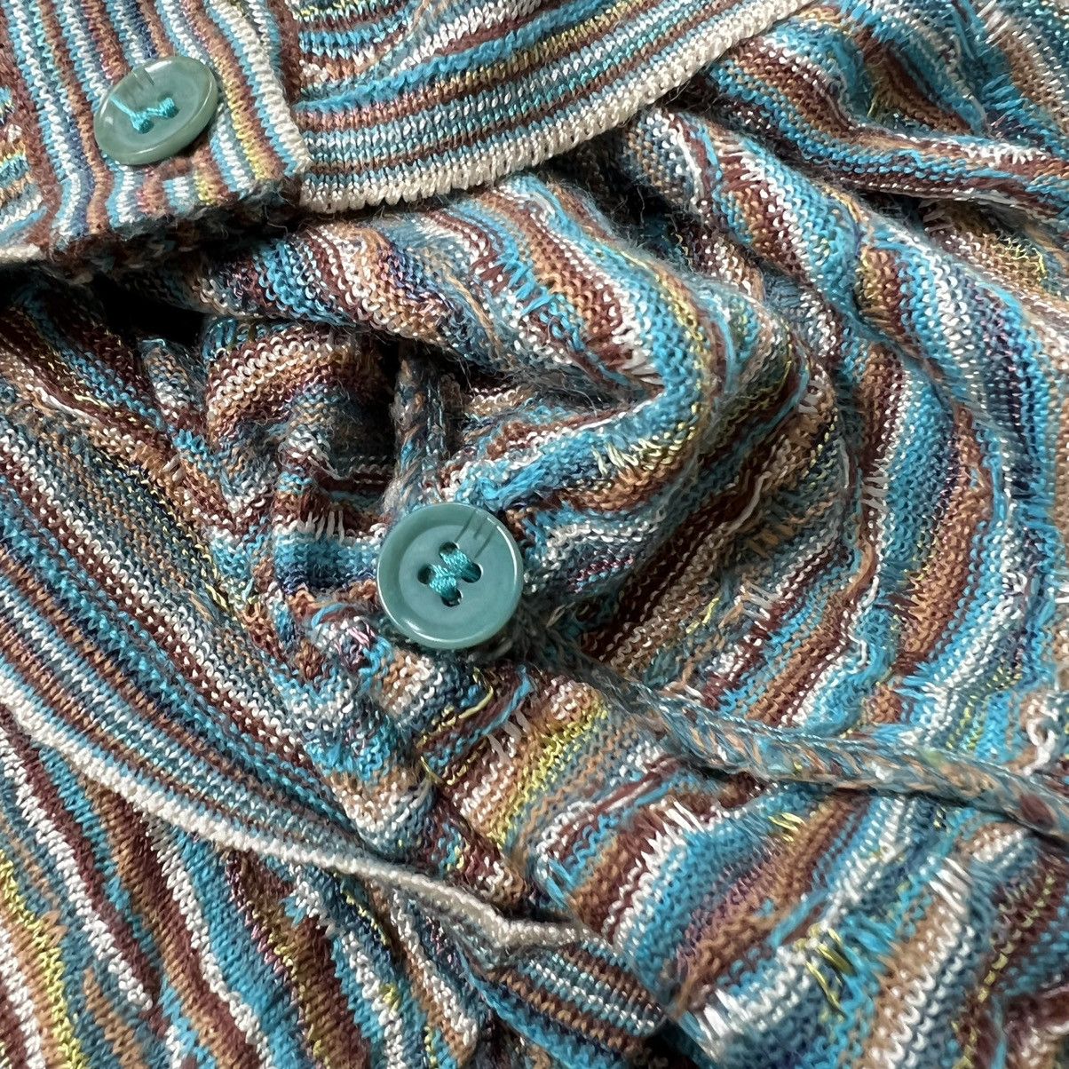Missoni 1990s Missoni Multicolor Cardigan Size M / US 6-8 / IT 42-44 - 4 Thumbnail