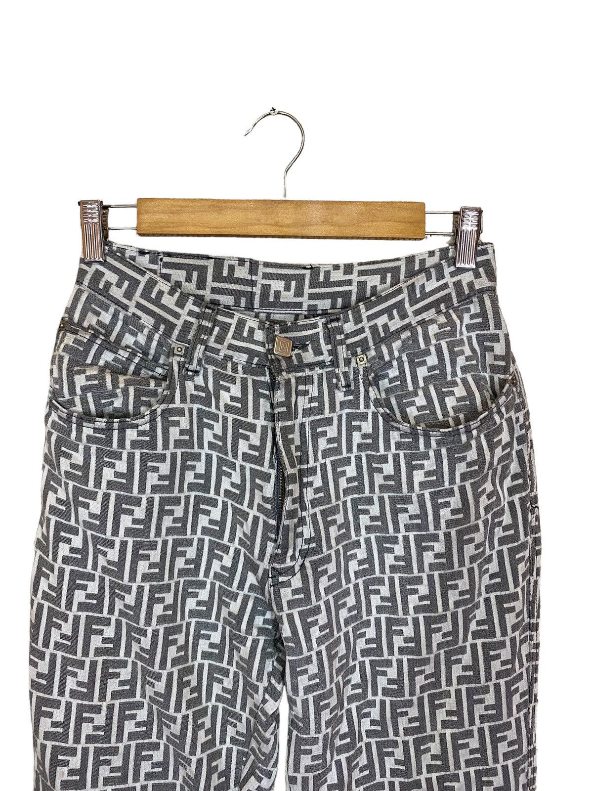 Fendi Vintage fendi pant zucca monogram Size US 28 / EU 44 - 3 Thumbnail