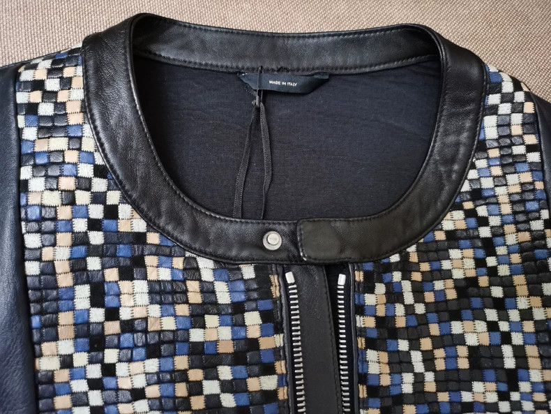 Fendi Fendi Runway Patchwork Leather Jacket-2508 Size US M / EU 48-50 / 2 - 3 Thumbnail