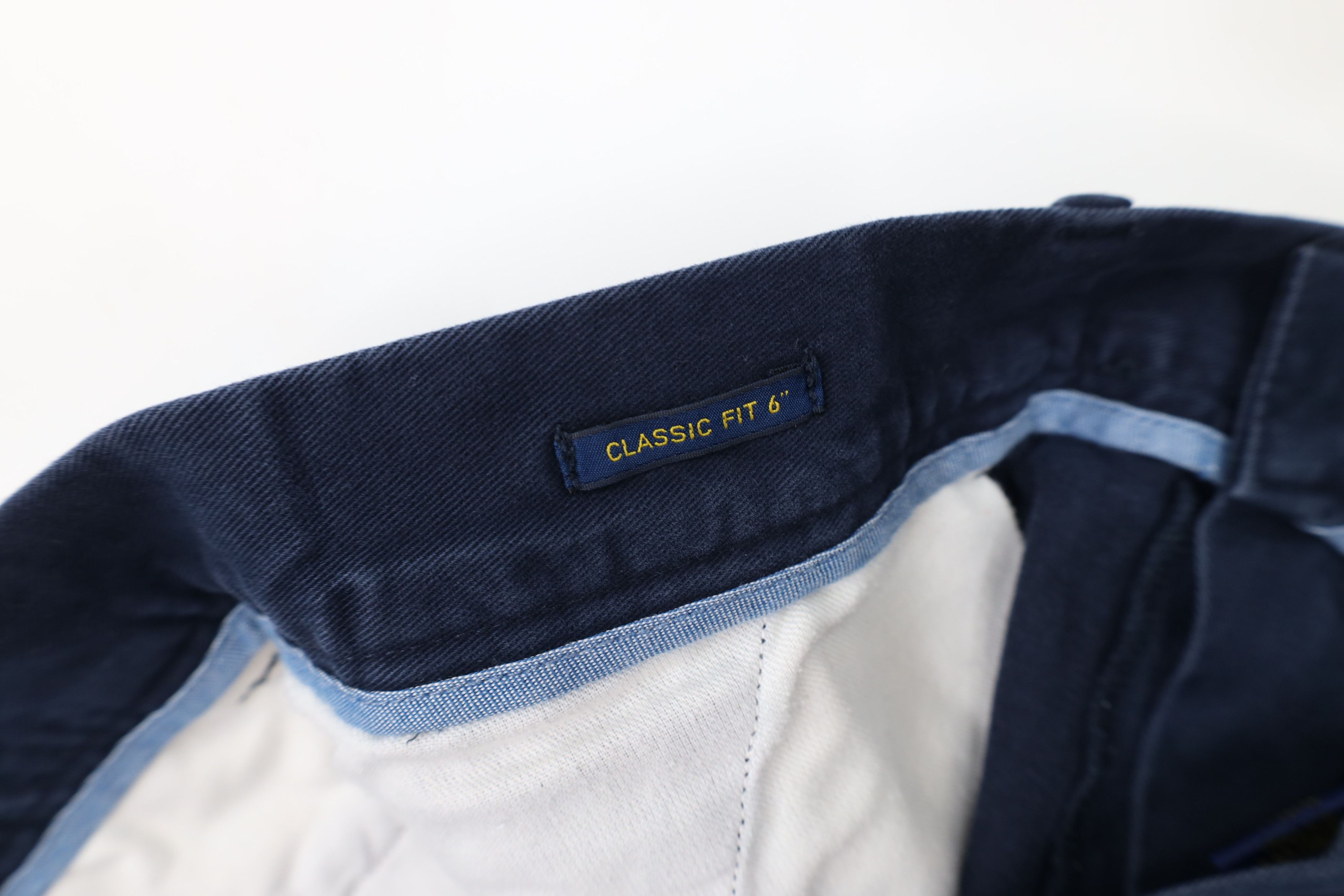 Ralph Lauren Vintage Ralph Lauren Above Knee Chino Shorts Navy Cotton Size US 34 / EU 50 - 8 Thumbnail