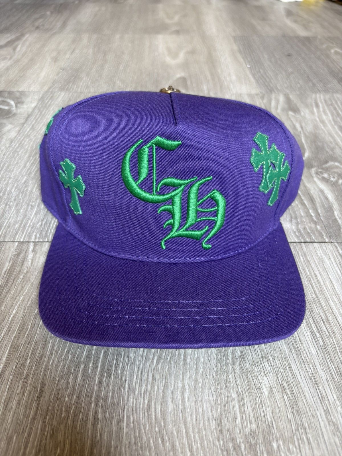 Chrome Hearts Chrome Hearts Purple Cross Patch Hat Size ONE SIZE - 1 Thumbnail