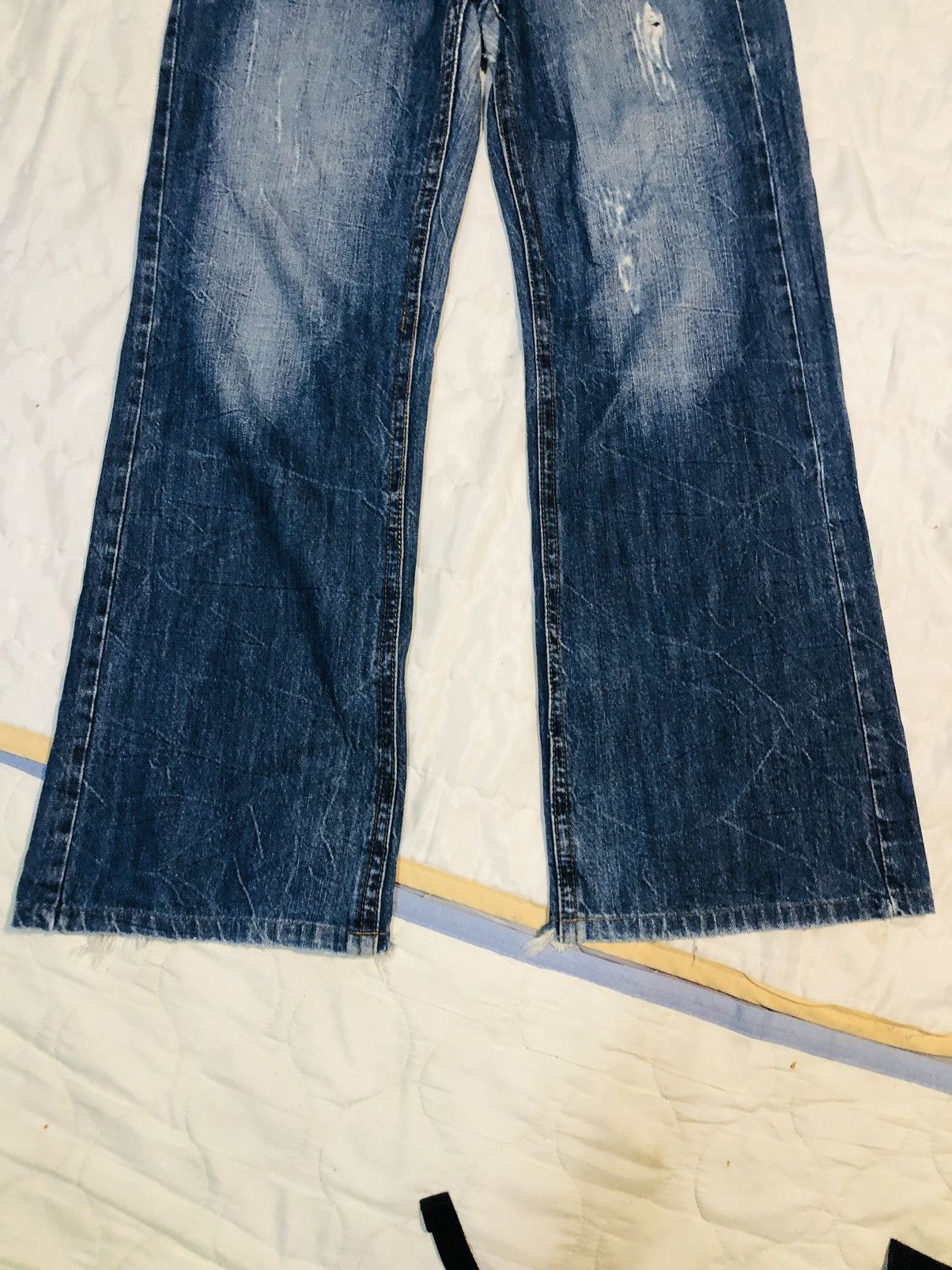 Japanese Brand AFT Distressed Denim Jeans (10) Size US 30 / EU 46 - 4 Thumbnail