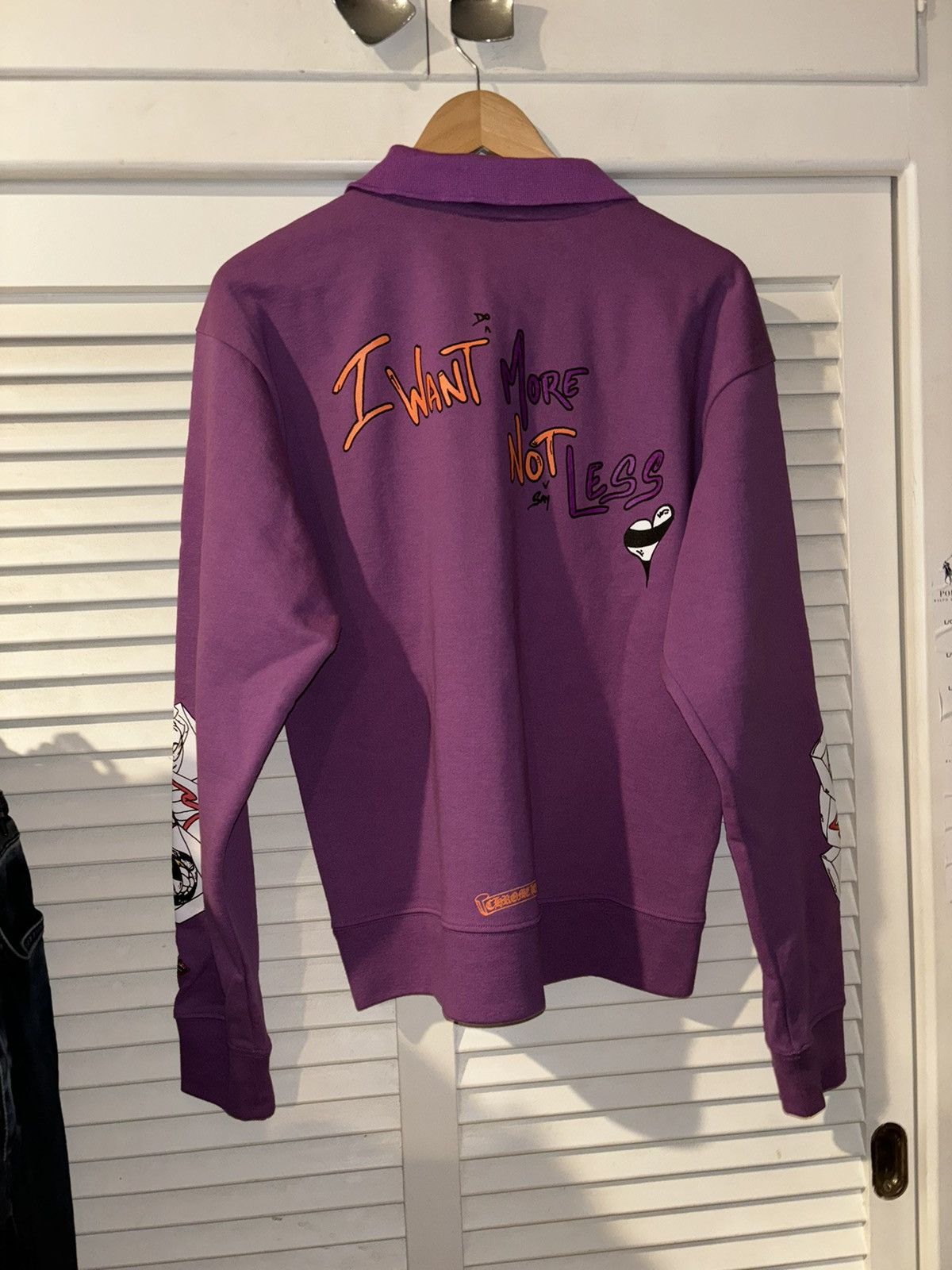Chrome Hearts Chrome Hearts Matty Boy “I Want More Not Less” Polo Crew |  Grailed