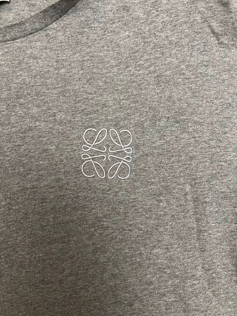 Loewe LOEWE Light gray thin short sleeve T-shirt Size L / US 10 / IT 46 - 2 Thumbnail
