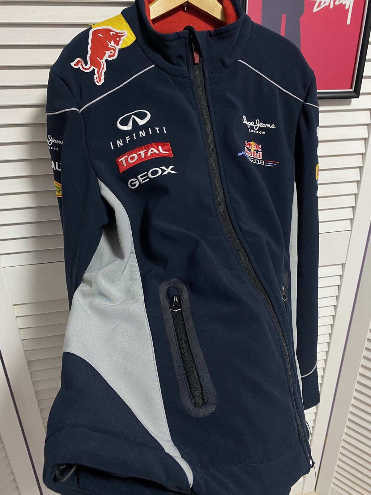 Red Bull Pepe Jeans Racing Jacket Formula F1 RedBull SoftShell Size M / US 6-8 / IT 42-44 - 5 Thumbnail