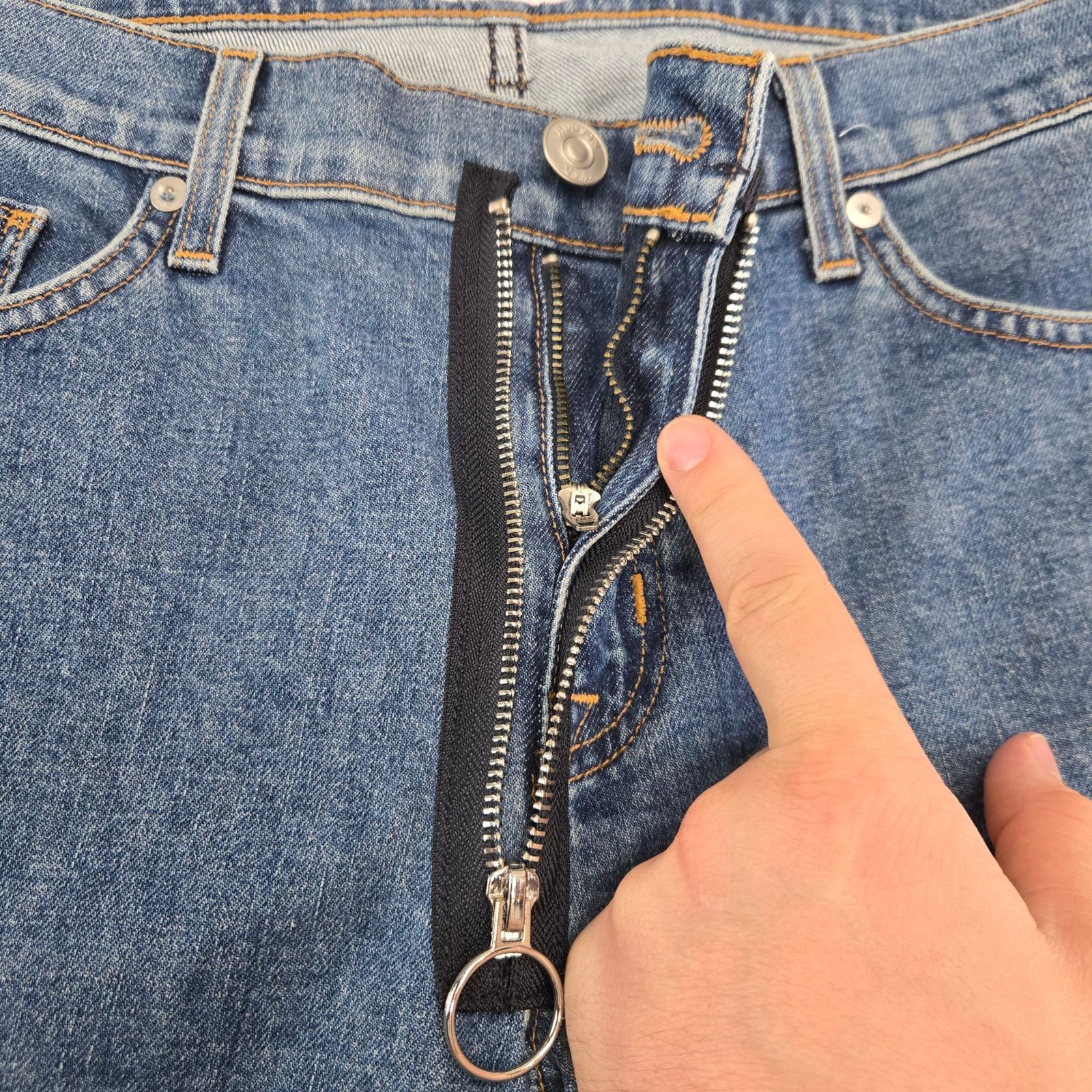 Hudson Hudson Crop Riley Relaxed Straight Jeans Size 29 Size 29" - 7 Thumbnail