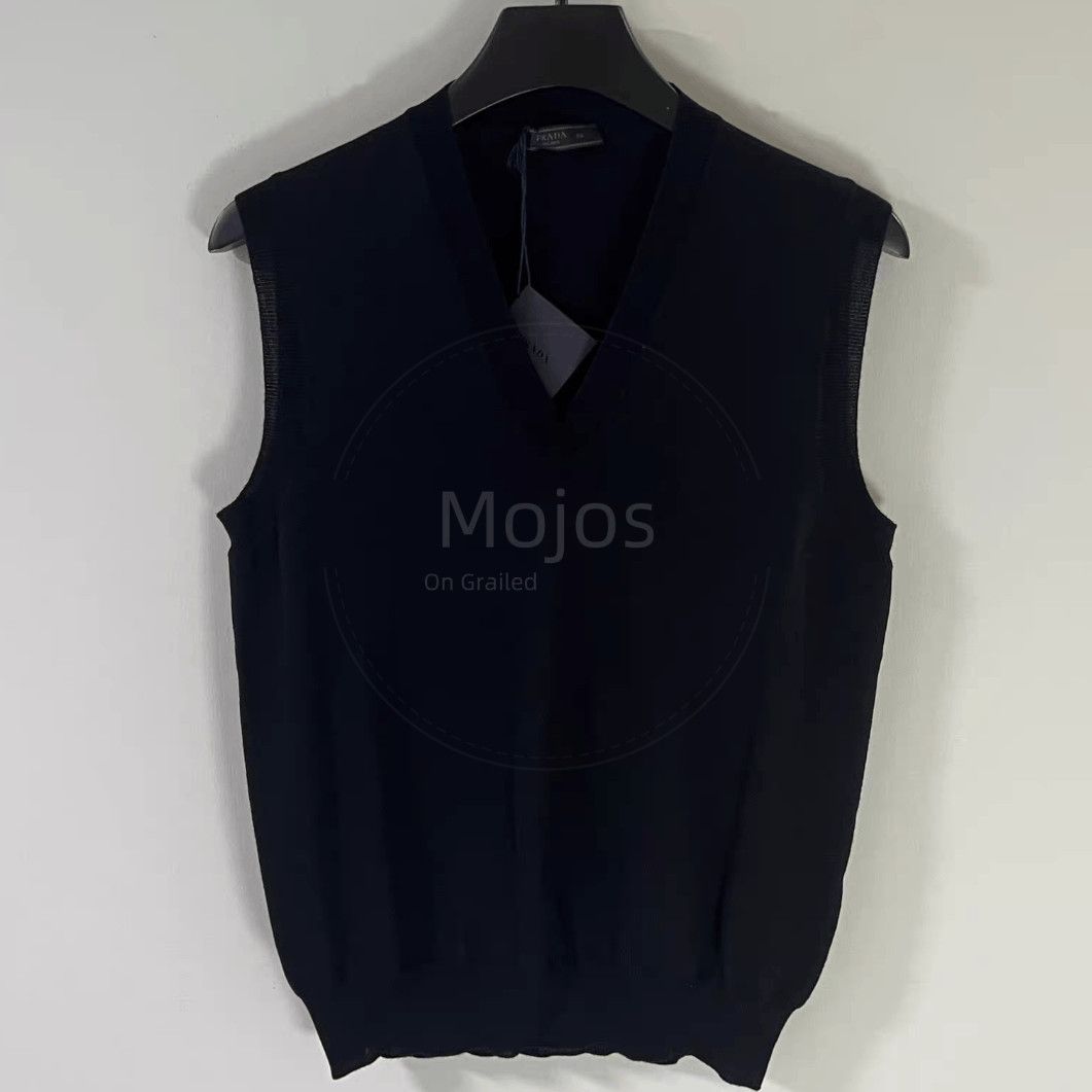 Sz 46 Prada Knitwear Tank Top-2508
