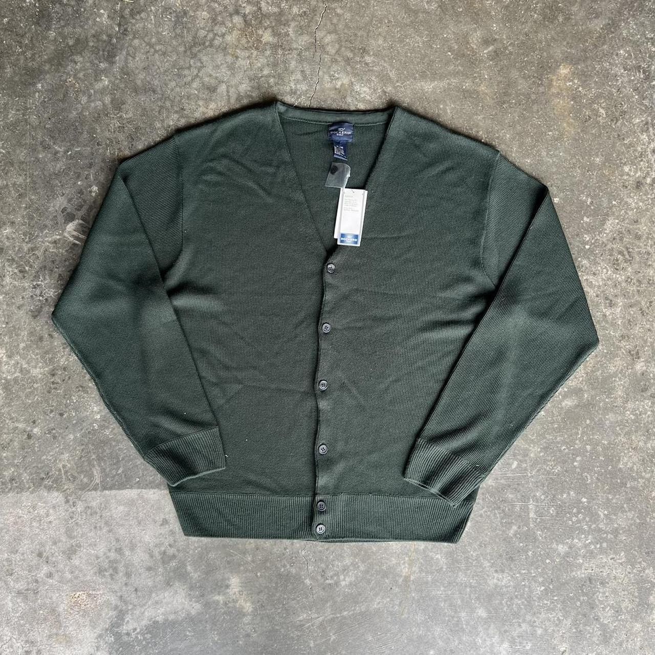 Dockers × Vintage Vintage green knit cardigan Size US XL / EU 56 / 4 - 3 Thumbnail