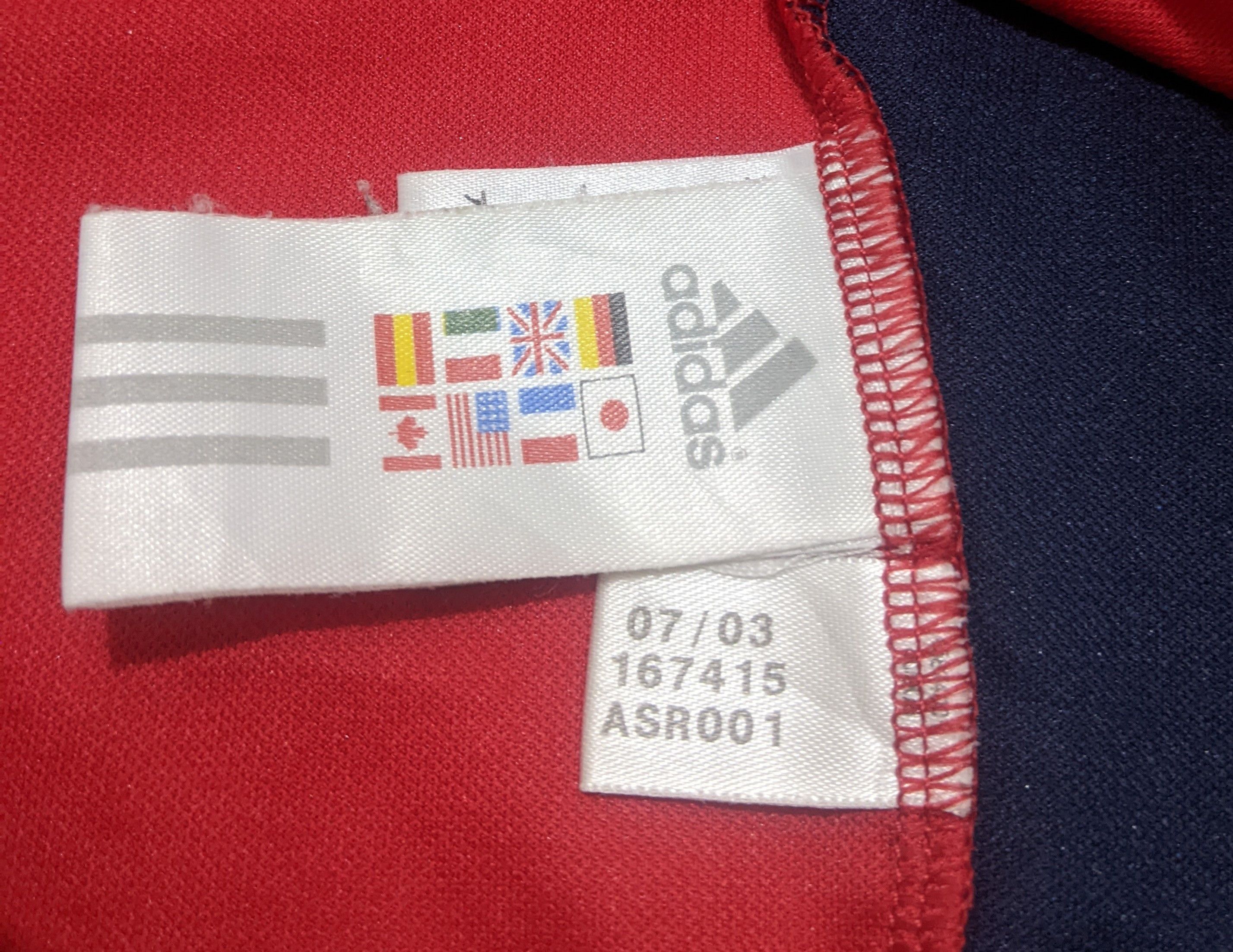 Adidas Bayer Munchen 2002-03 home makay Jersey football shirt Size US L / EU 52-54 / 3 - 13 Thumbnail
