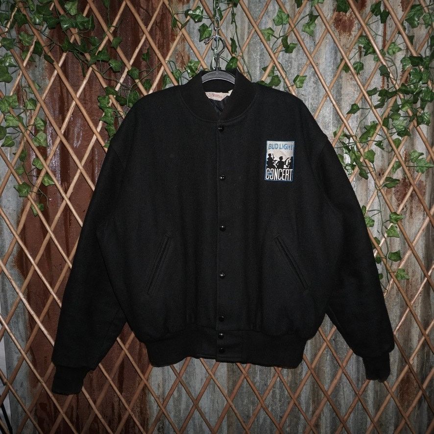 Budweiser XL - Vintage Y2K Bud Light in concert embroider 1990s bomber Size US XL / EU 56 / 4 - 2 Thumbnail