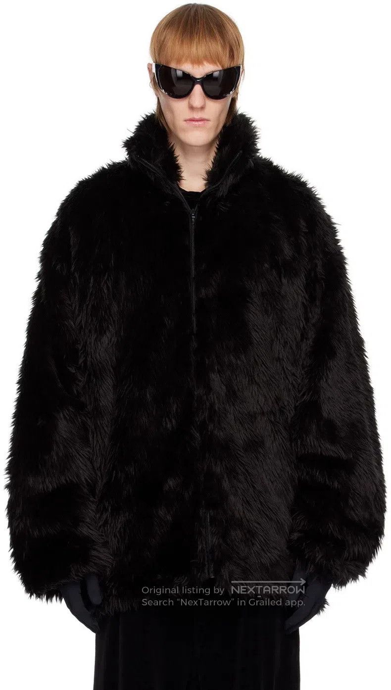 Balenciaga Balenciaga Faux Fur Jacket Size XXS / US 00 / IT 34 - 8 Thumbnail
