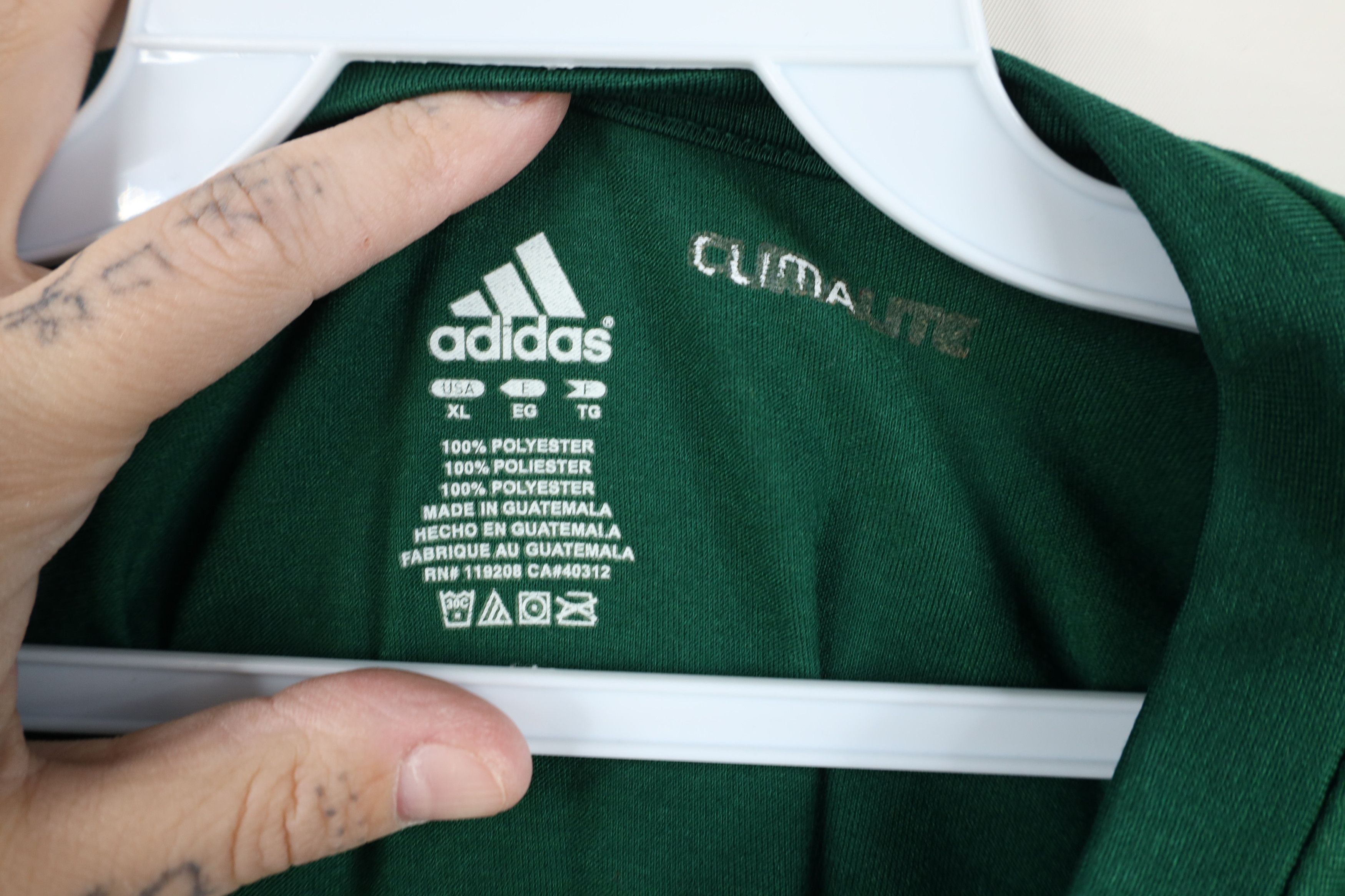 Adidas Adidas Notre Dame University Football Long Sleeve T-Shirt Size US XL / EU 56 / 4 - 7 Thumbnail