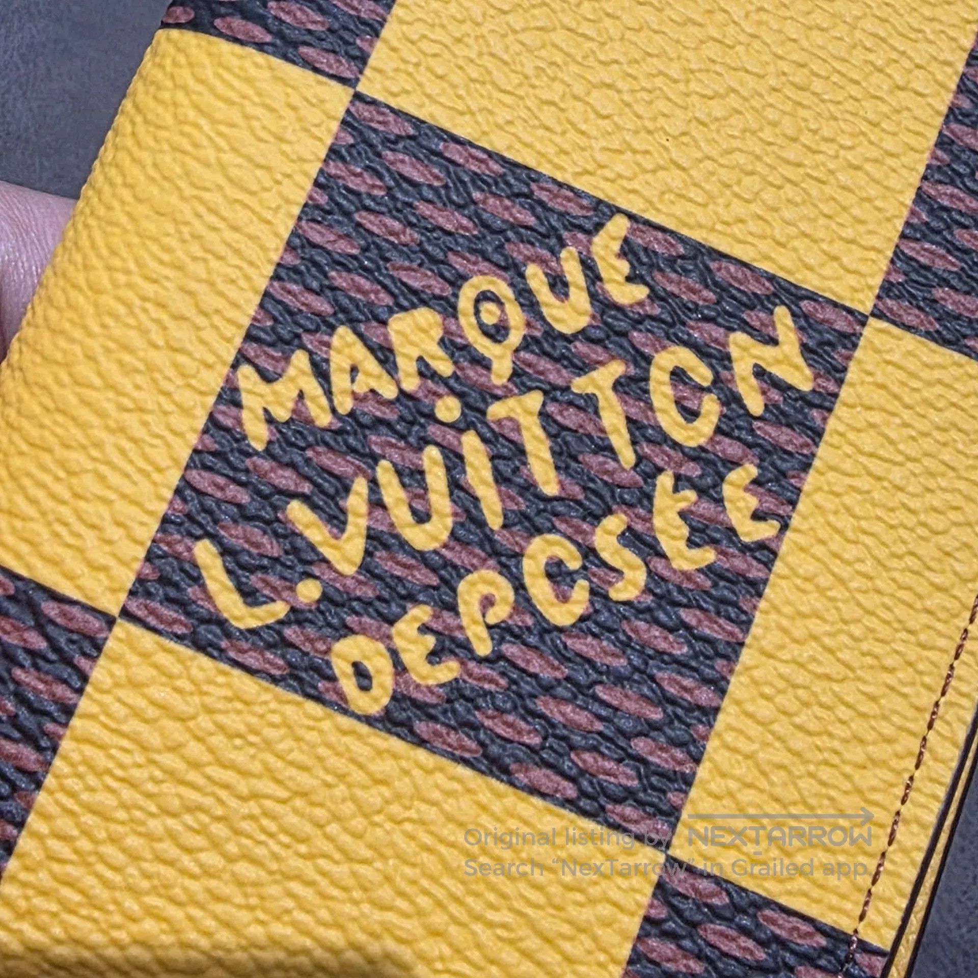 Louis Vuitton Louis Vuitton 24SS Chess Black-Yellow Chessboard with Grid Size ONE SIZE - 4 Thumbnail