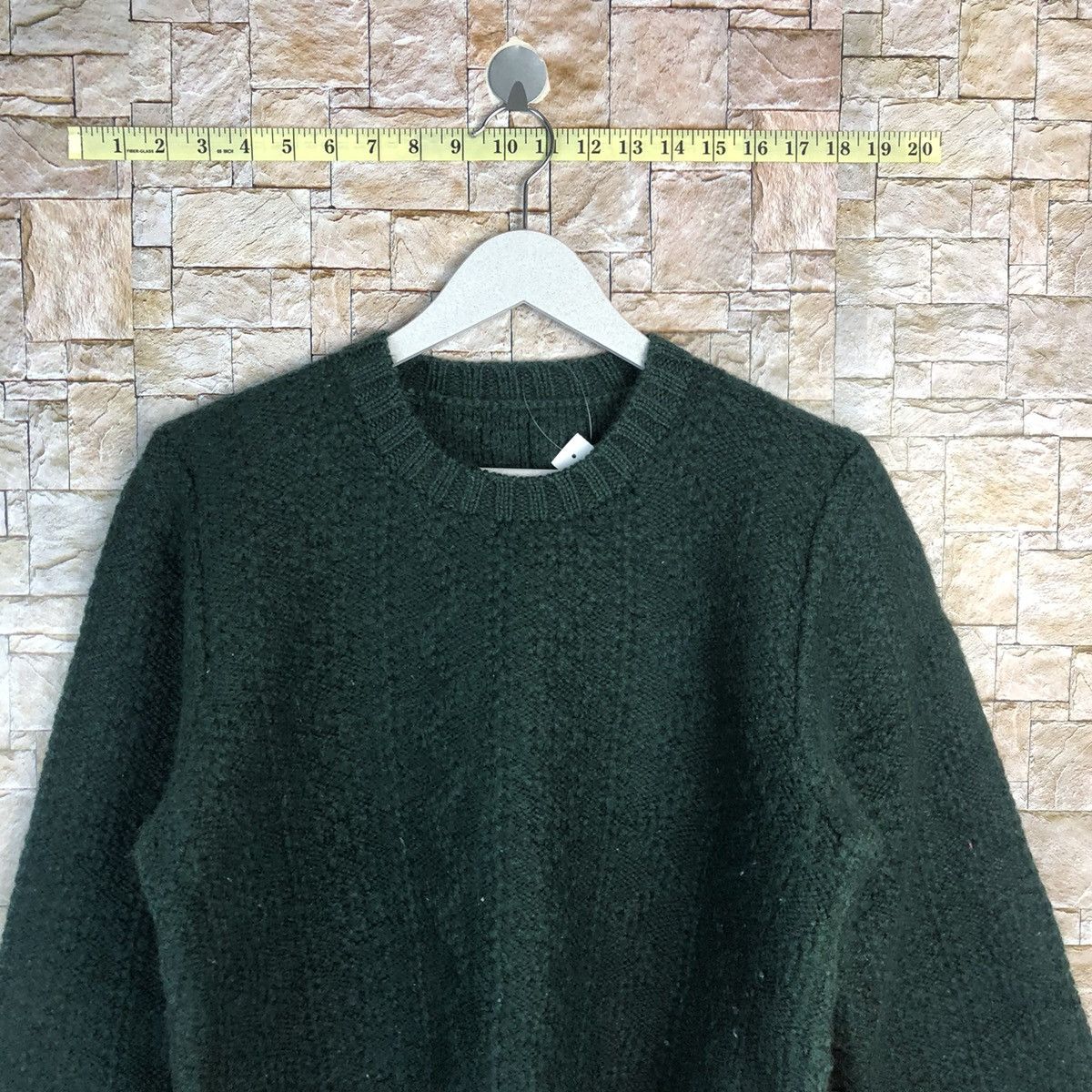 Aran Isles Knitwear × Homespun Knitwear × Vintage Japanese Brand Green vintage sweatshirt Knitwear #A913 Size S / US 4 / IT 40 - 2 Thumbnail