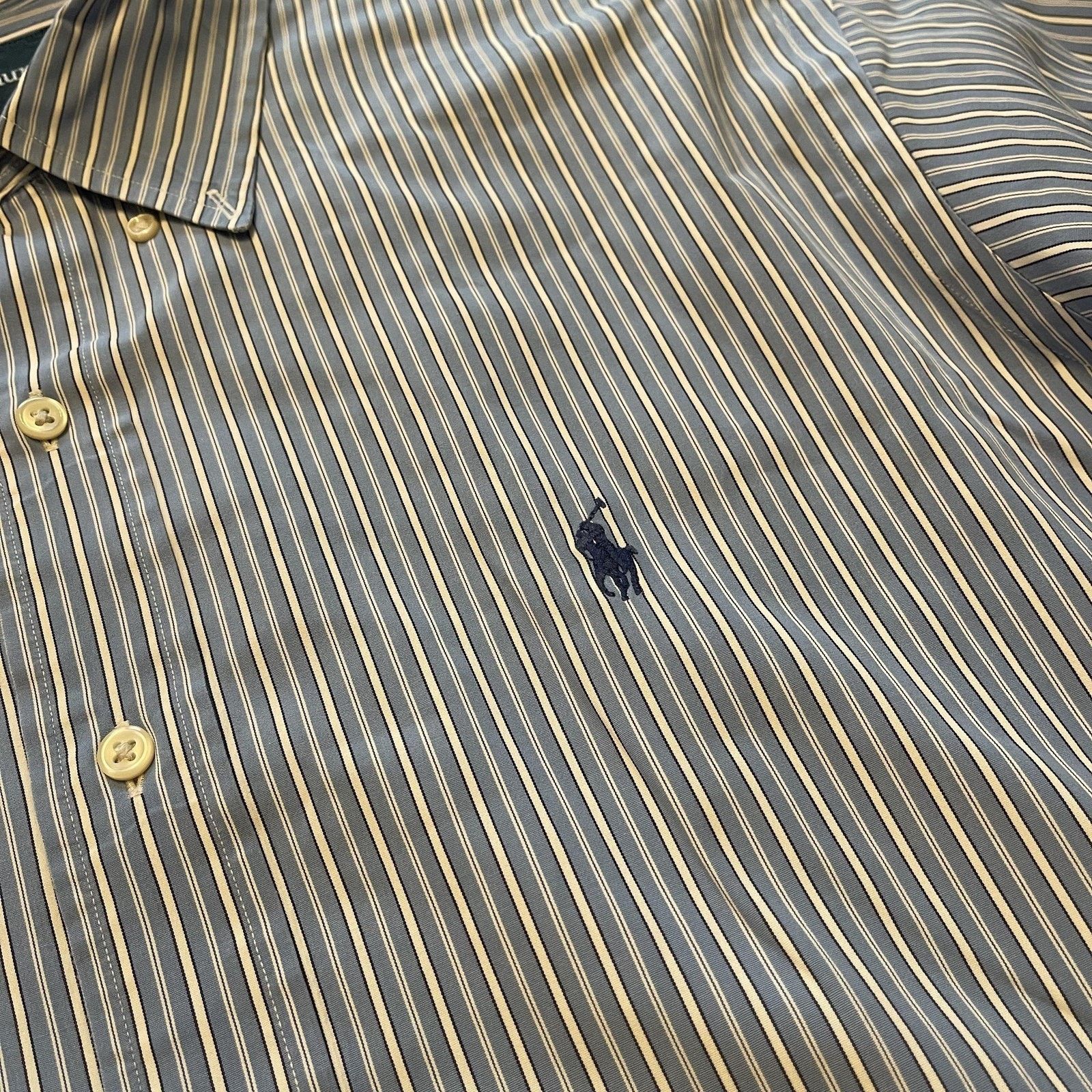 Ralph Lauren Ralph Lauren Shirt Mens 16.5 34/35 Blue Stripe Classic Fit Size US XL / EU 56 / 4 - 4 Thumbnail