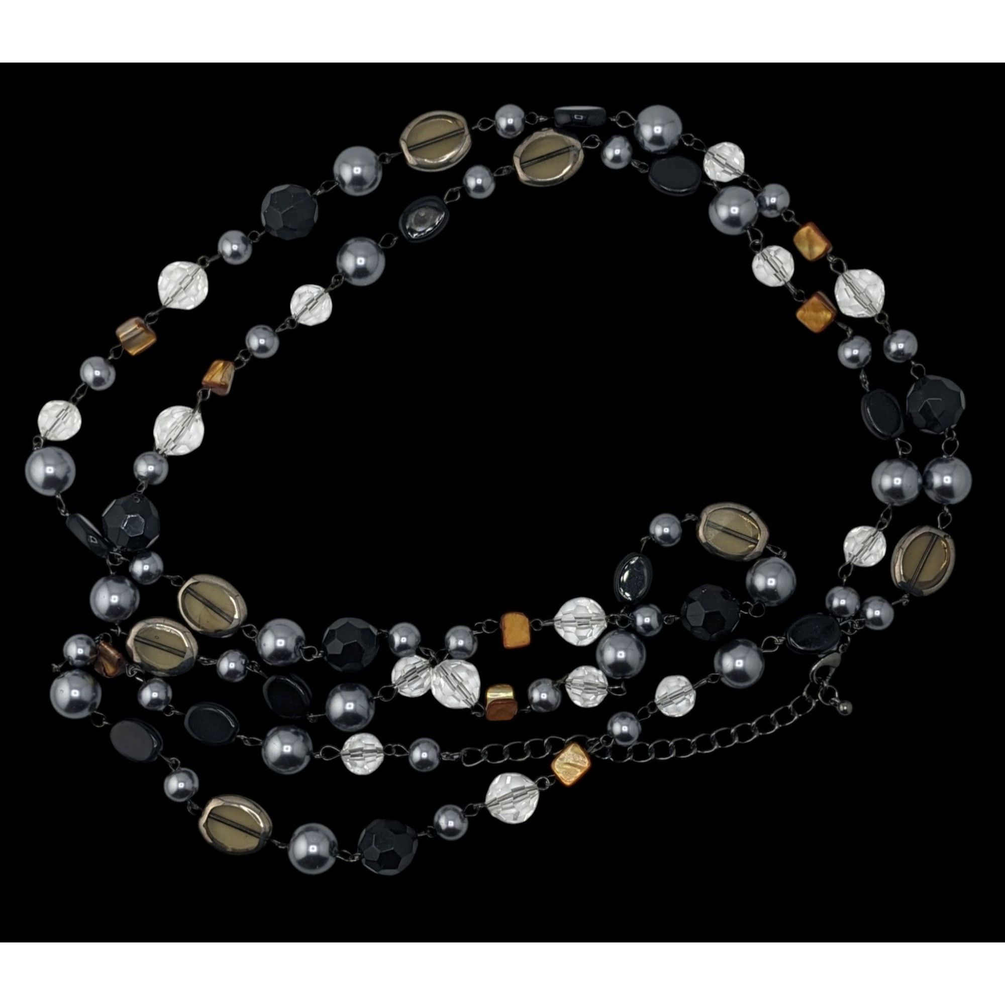 Other Premier Designs Vintae Beaded Multi-Stone Necklace With Glas Size ONE SIZE - 1 Thumbnail