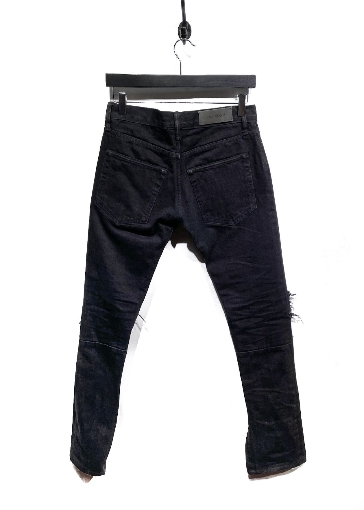 Fear of God Fear Of God Fourth Collection Black Distressed Jeans Size US 28 / EU 44 - 2 Thumbnail