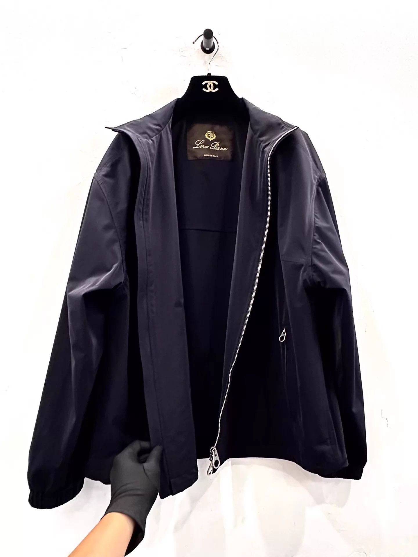 Loro Piana Loro Piana Men's Navy Blue Zip-Up Jacket M New Size US M / EU 48-50 / 2 - 3 Thumbnail