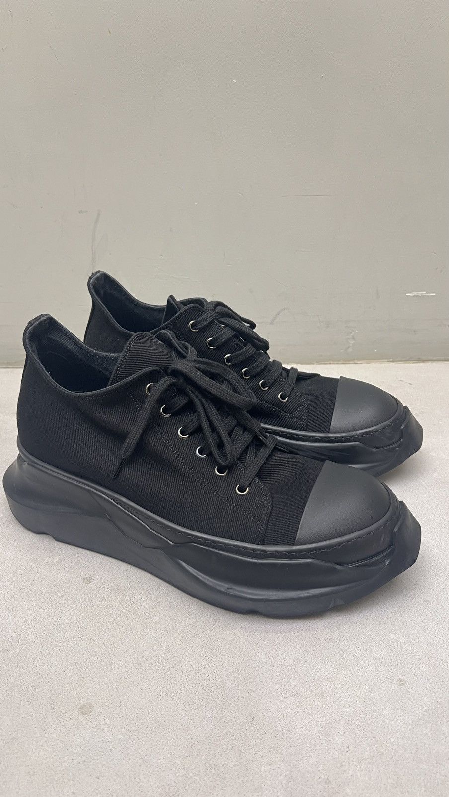 Rick Owens Rick owens drkshdw abstract low top sneaker ramones sz43 Size US 10 / EU 43 - 2 Thumbnail